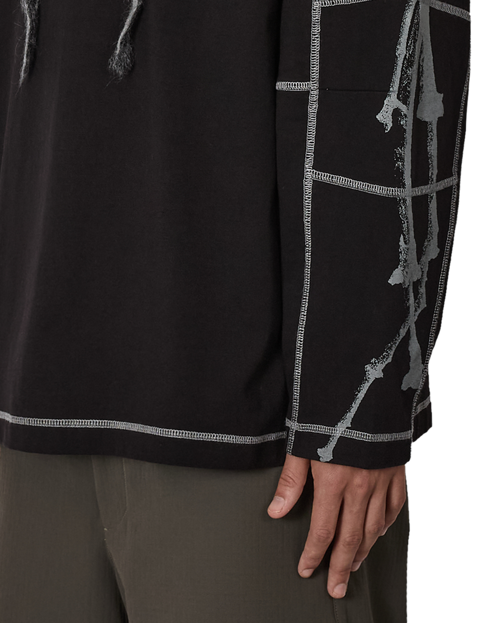 ROA Sticks Stitch Organic Long Sleeve J316811-S-Black 6