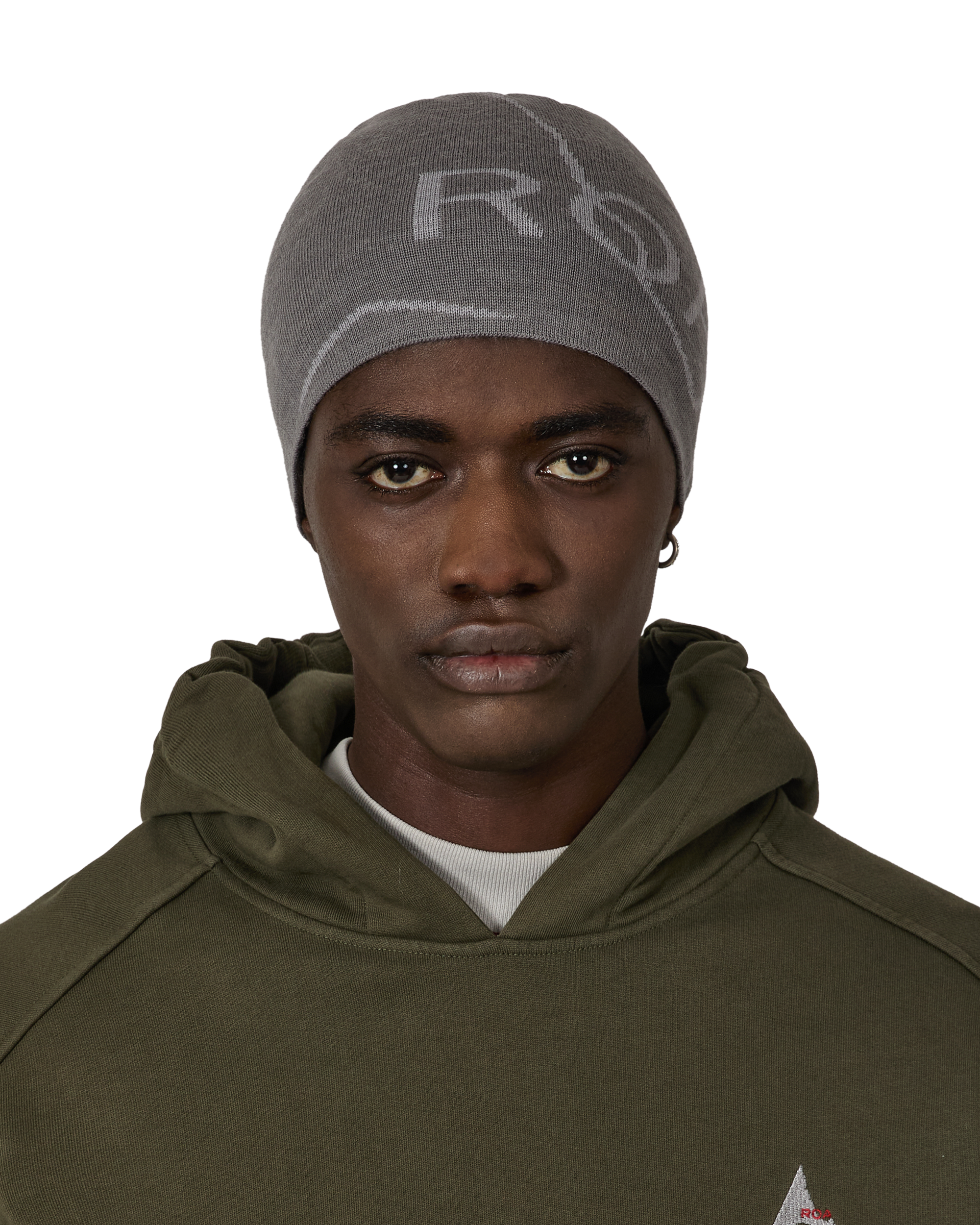 ROA Logo Wool Beanie J316858-ONE SIZE-Grey 3