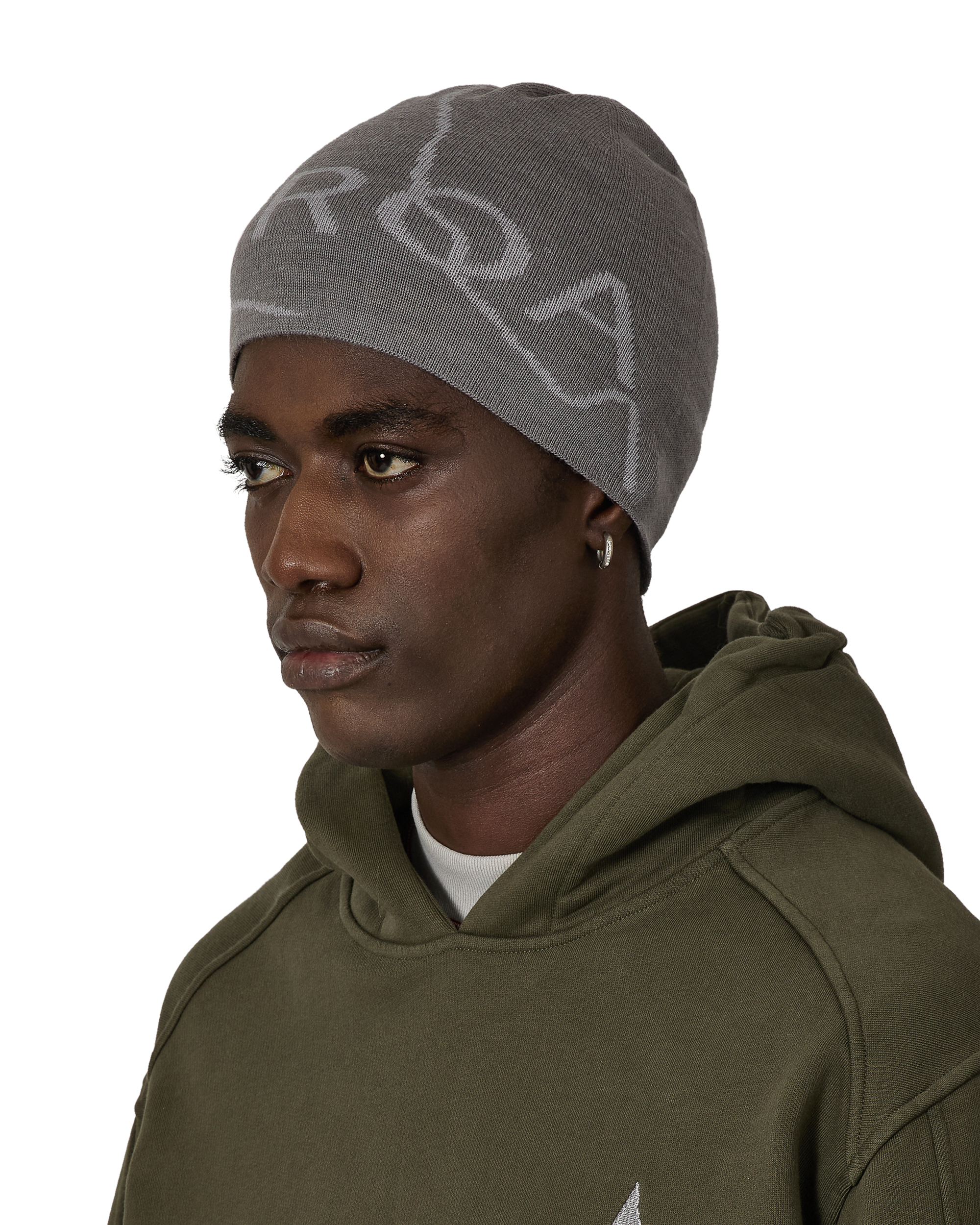 ROA Logo Wool Beanie J316858-ONE SIZE-Grey 4