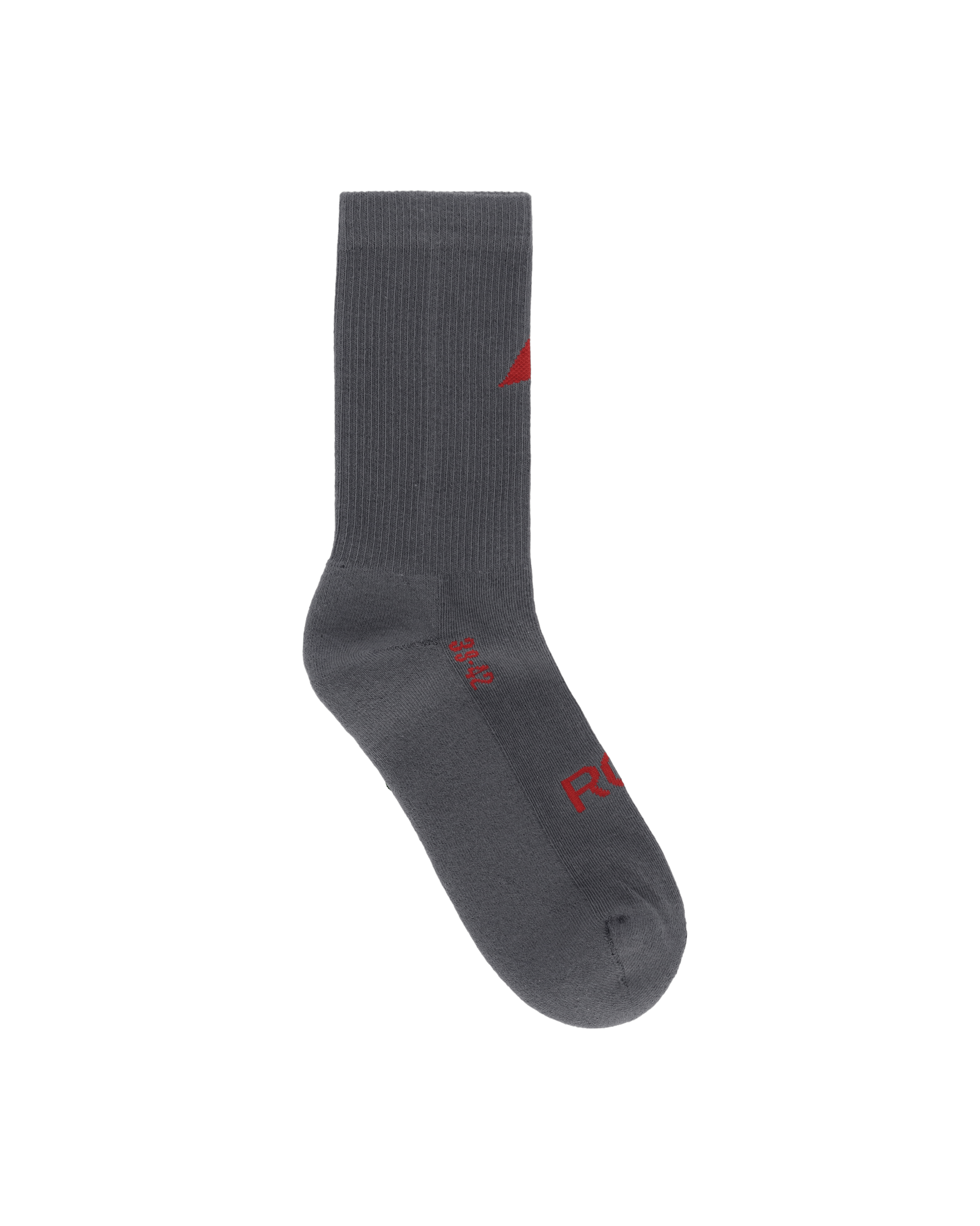 ROA Logo Biofil Socks J316861-39-42-Grey front