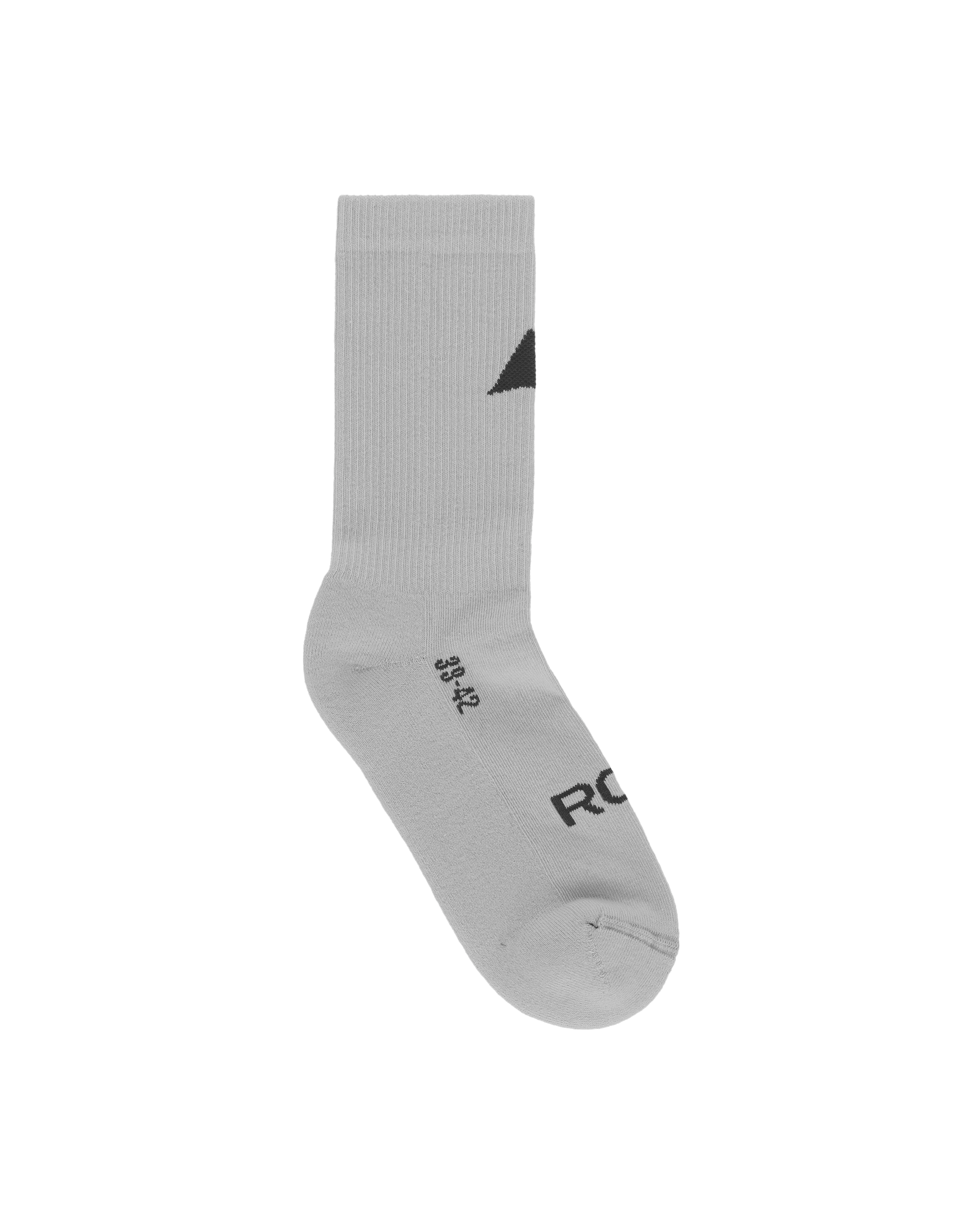 ROA Logo Biofil Socks J316862-39-42-Grey front