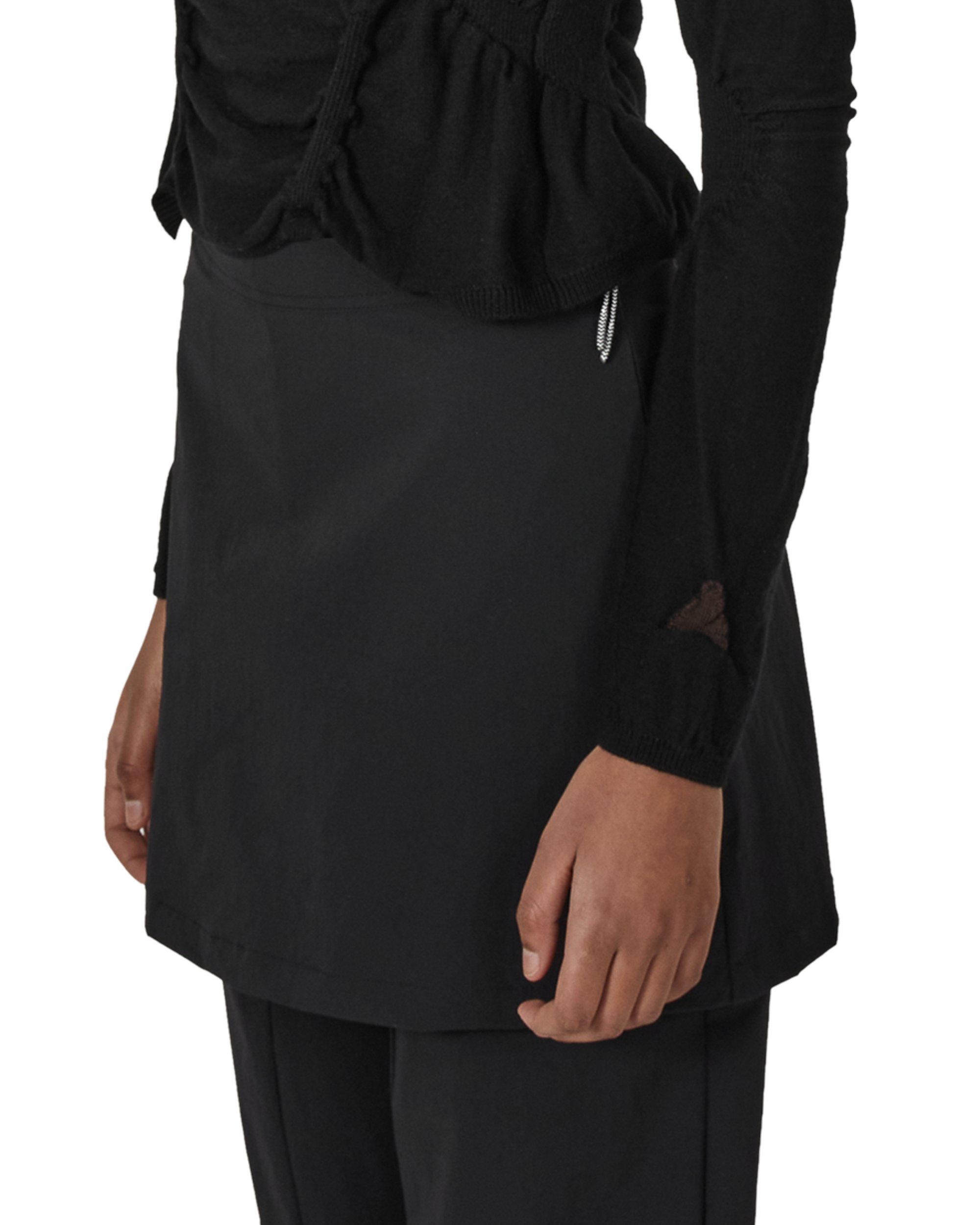 ROA Pinched Wool Knit Top J316866-S-Black 6
