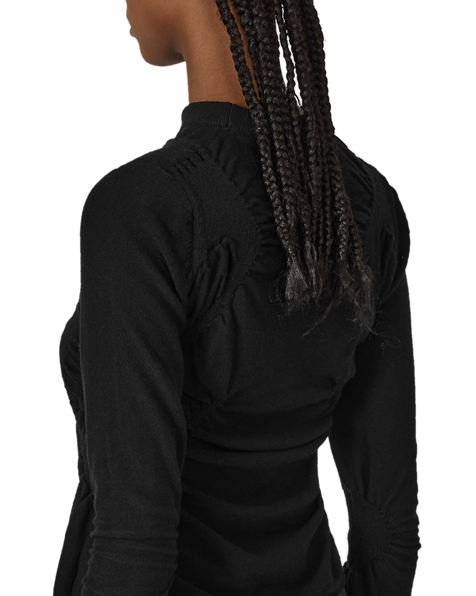 ROA Pinched Wool Knit Top J316866-S-Black 7