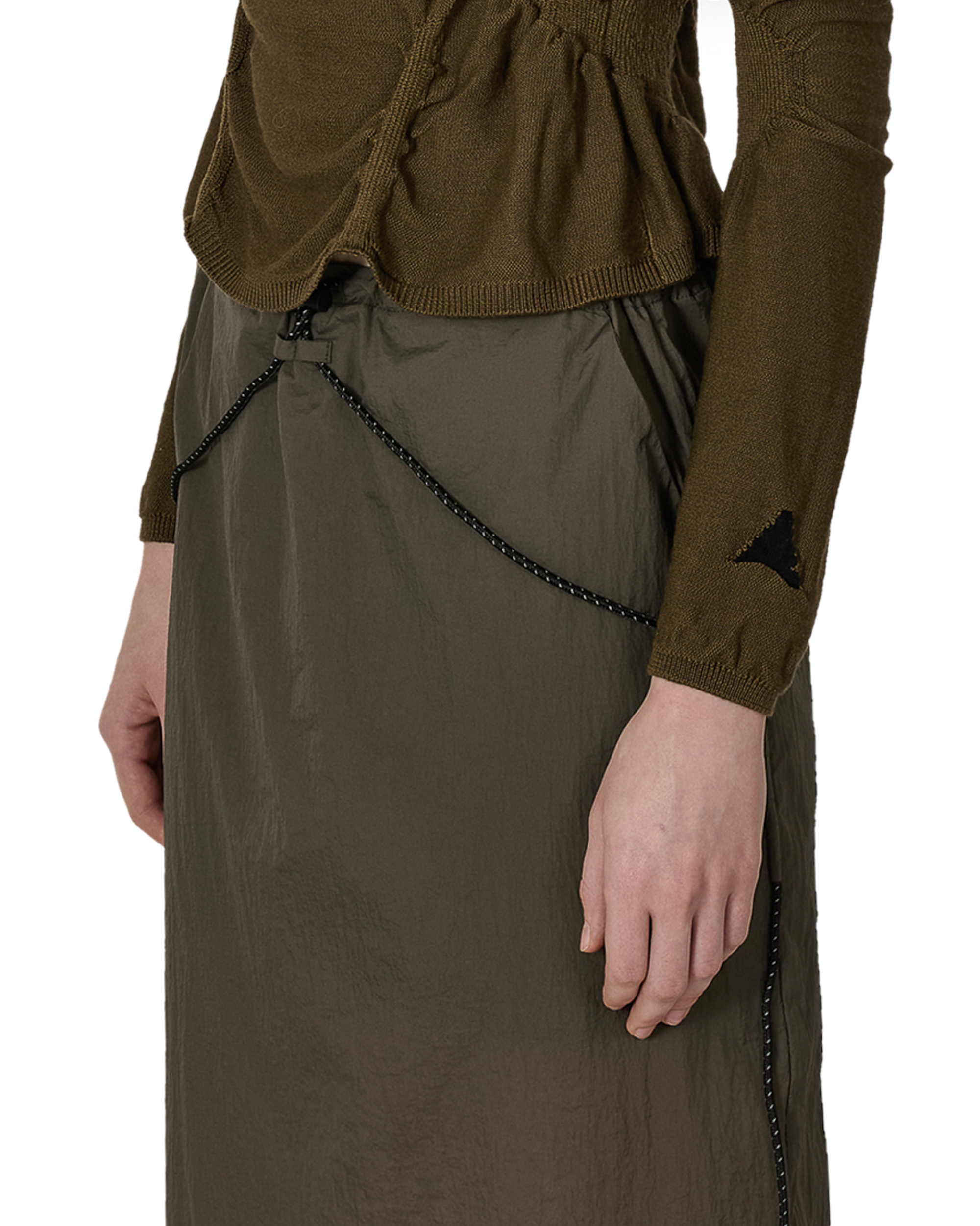 ROA Pinched Wool Knit Top J316867-S-Green 6