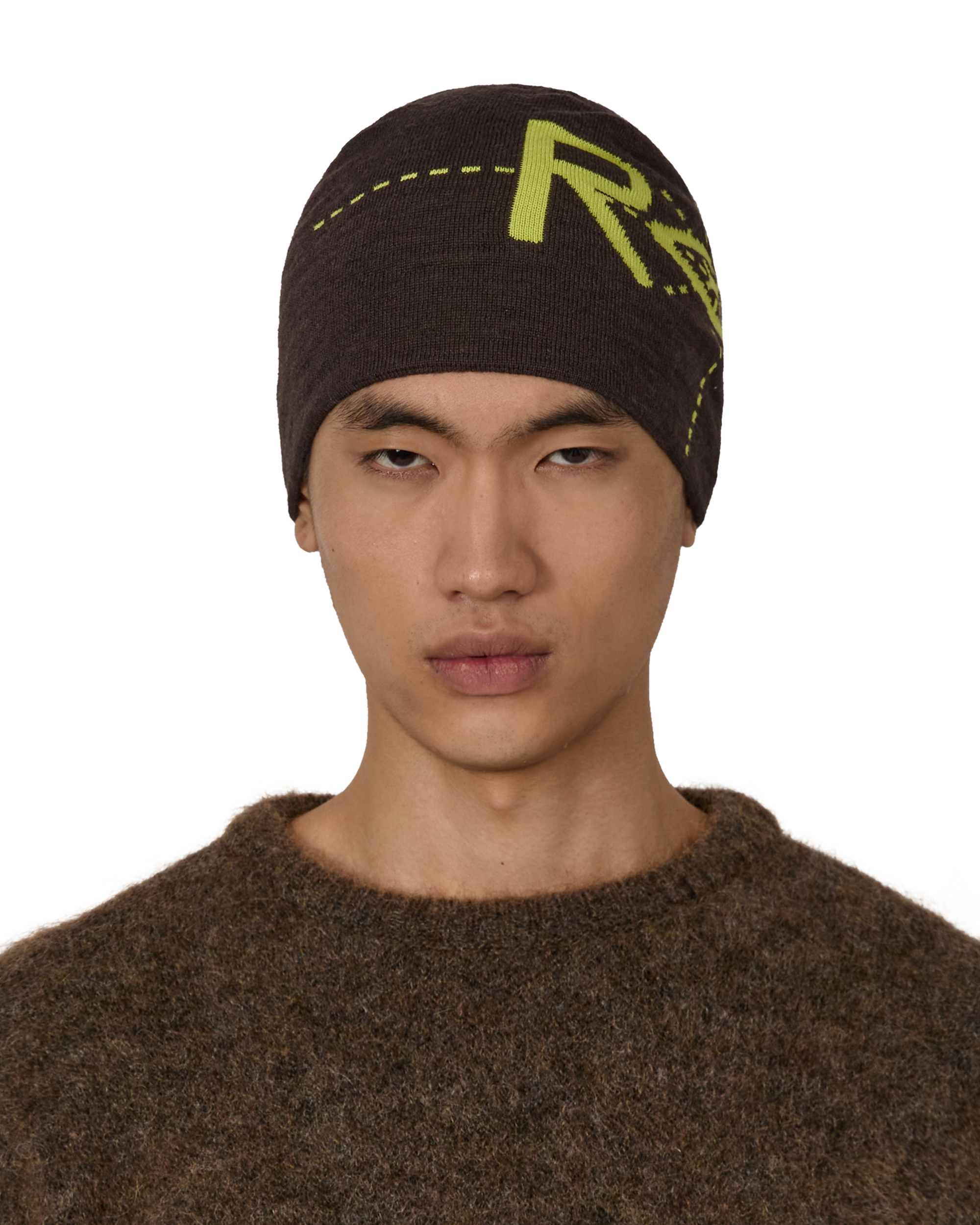 ROA Dial Wool Beanie J316876-ONE SIZE-Brown 3