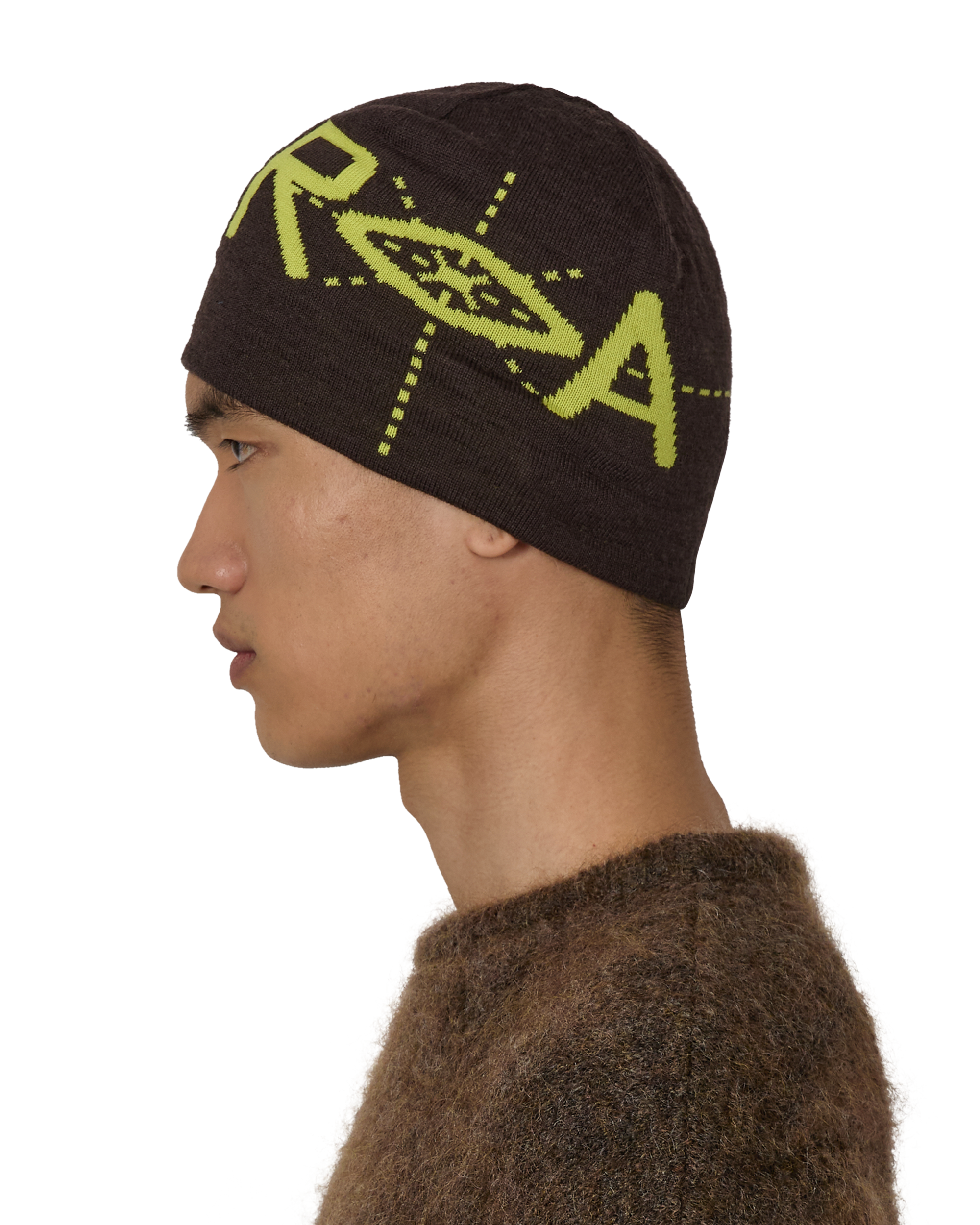 ROA Dial Wool Beanie J316876-ONE SIZE-Brown 5