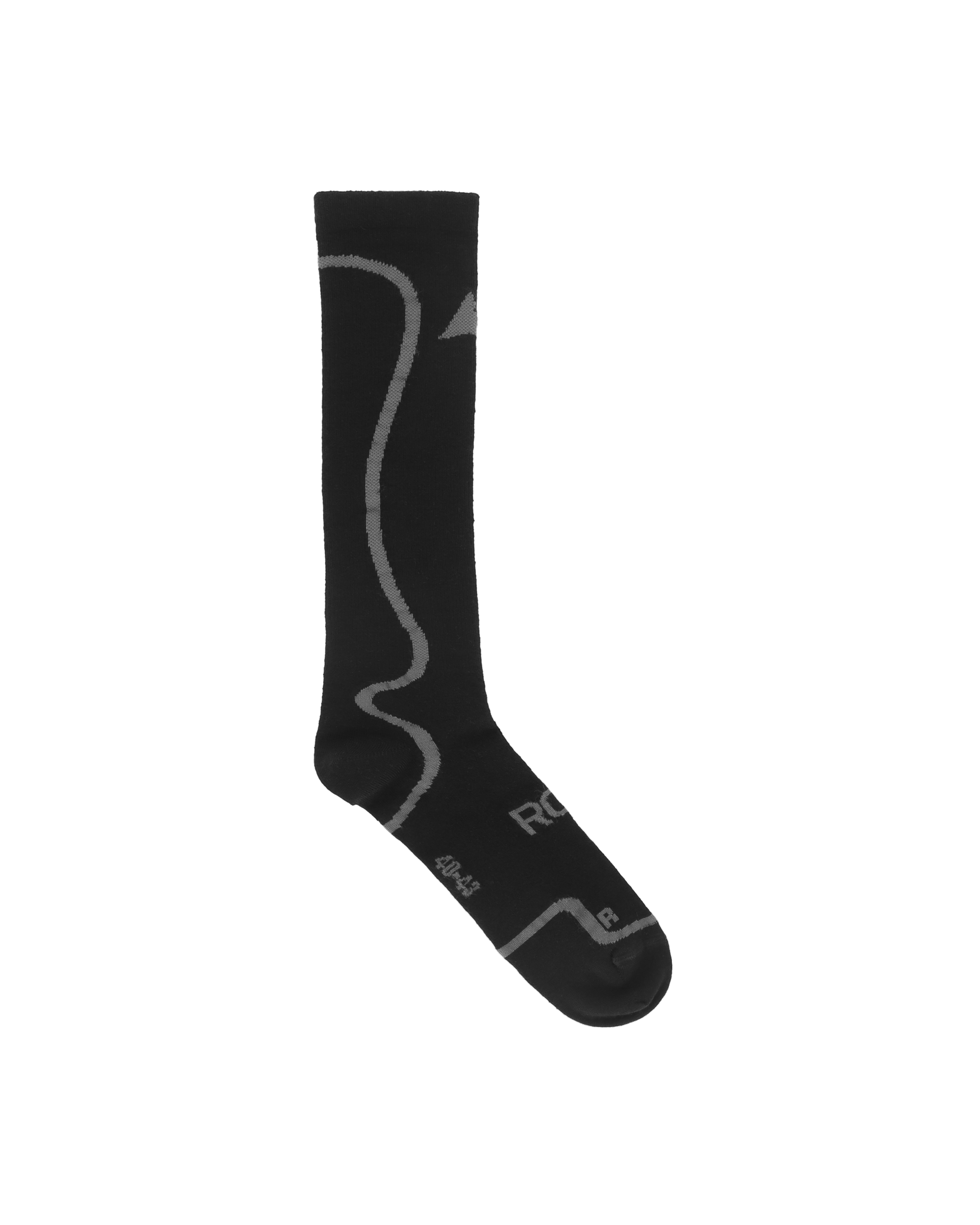 ROA Merino Knee High Socks J316880-39-42-Black front