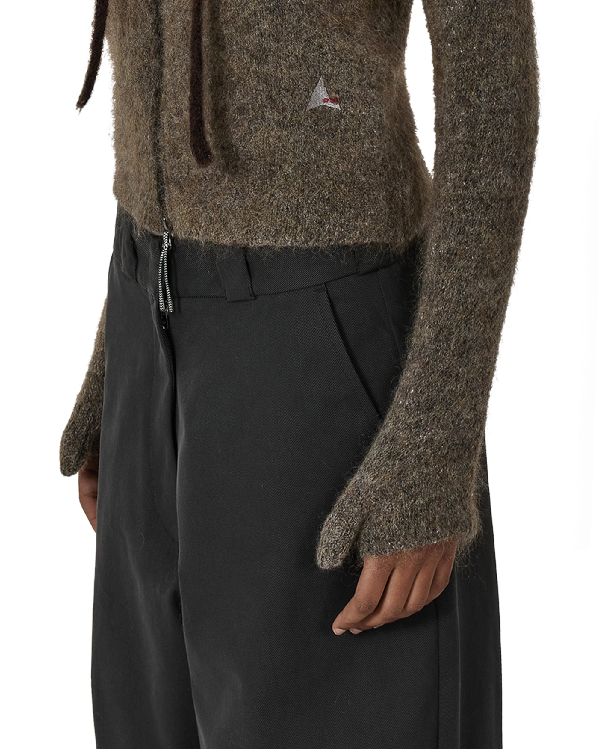 ROA Tasna Mohair Zip Up Sweater J316891-XS-Grey 6