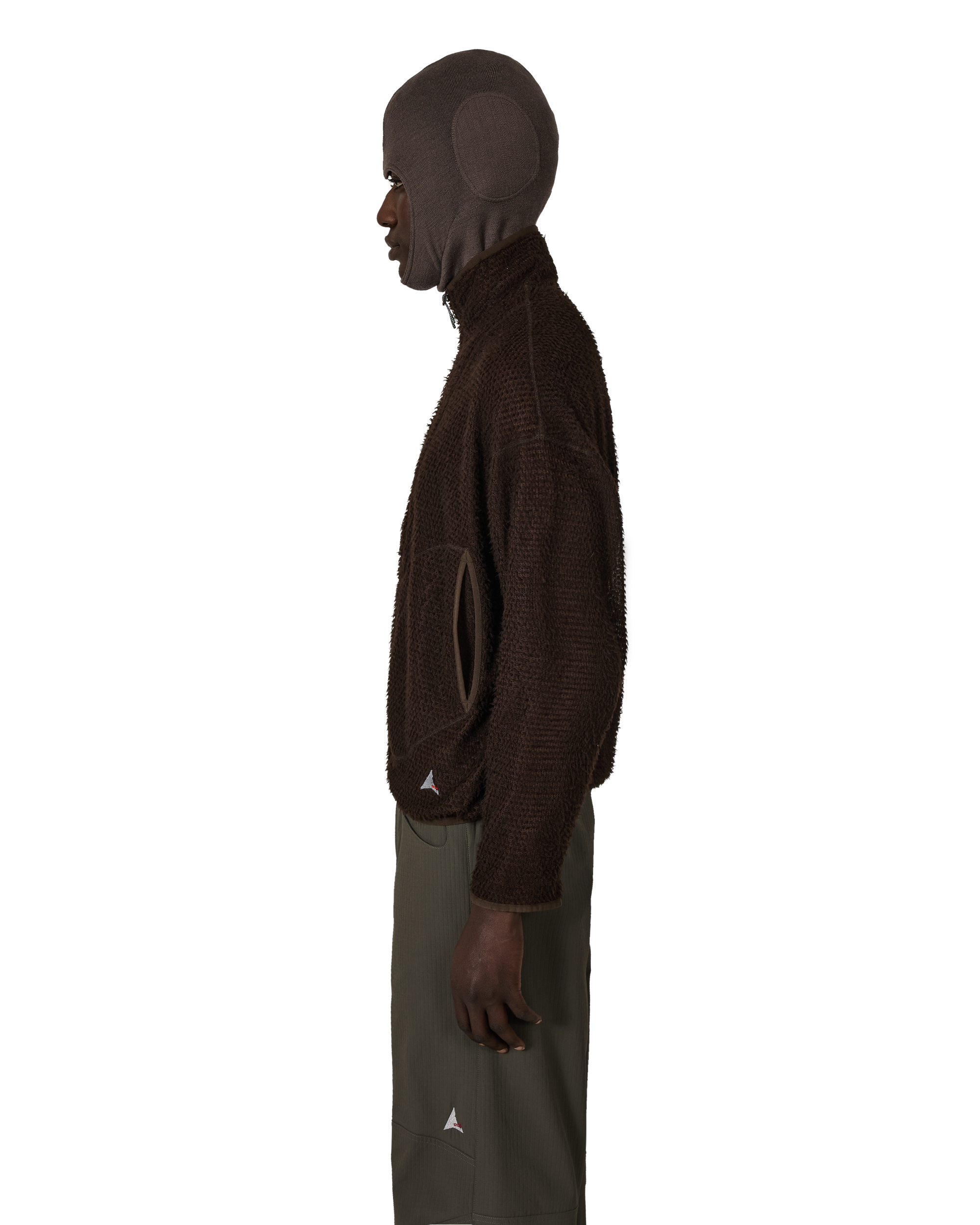 ROA Ocular Polartec Alpha Half Zip J316896-S-Brown 2
