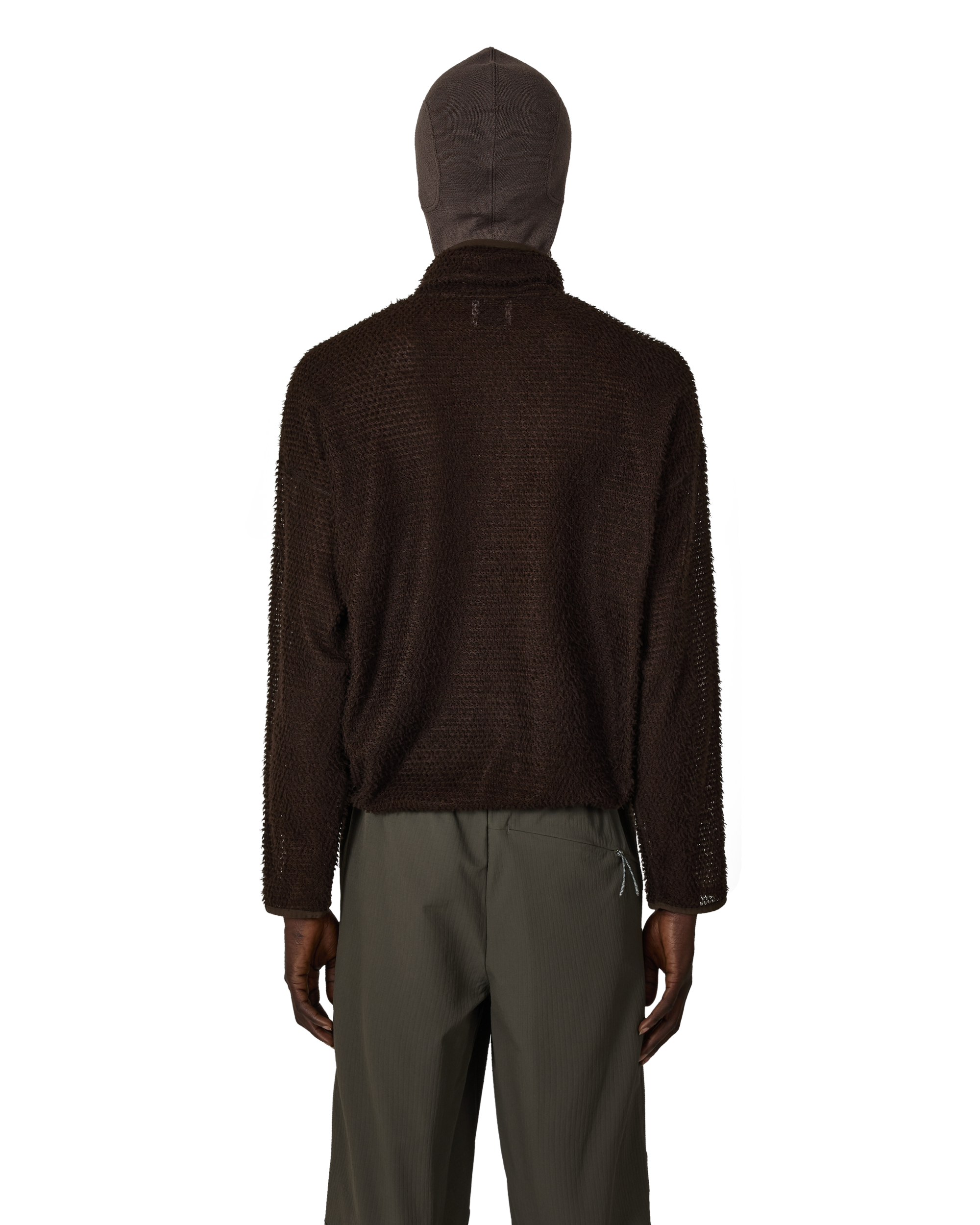 ROA Ocular Polartec Alpha Half Zip J316896-S-Brown 3