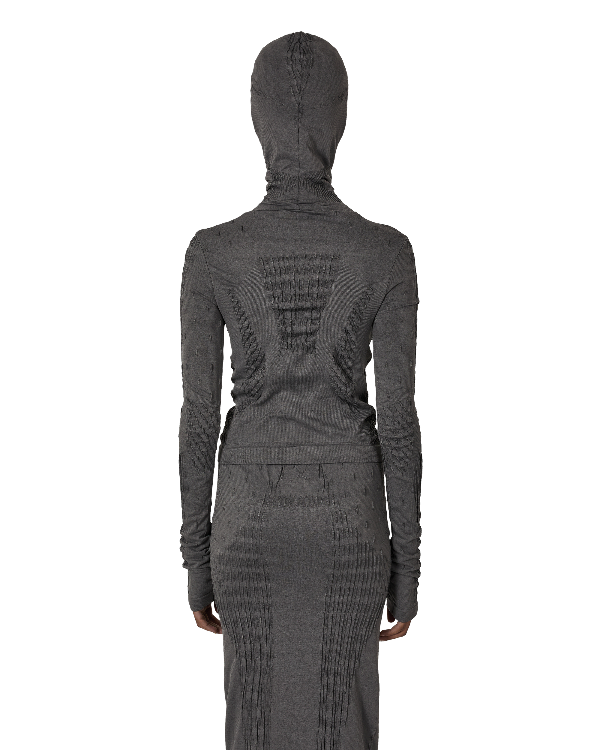 ROA Aune Dryarn Seamless Knit Top J316912-XS-Grey 3