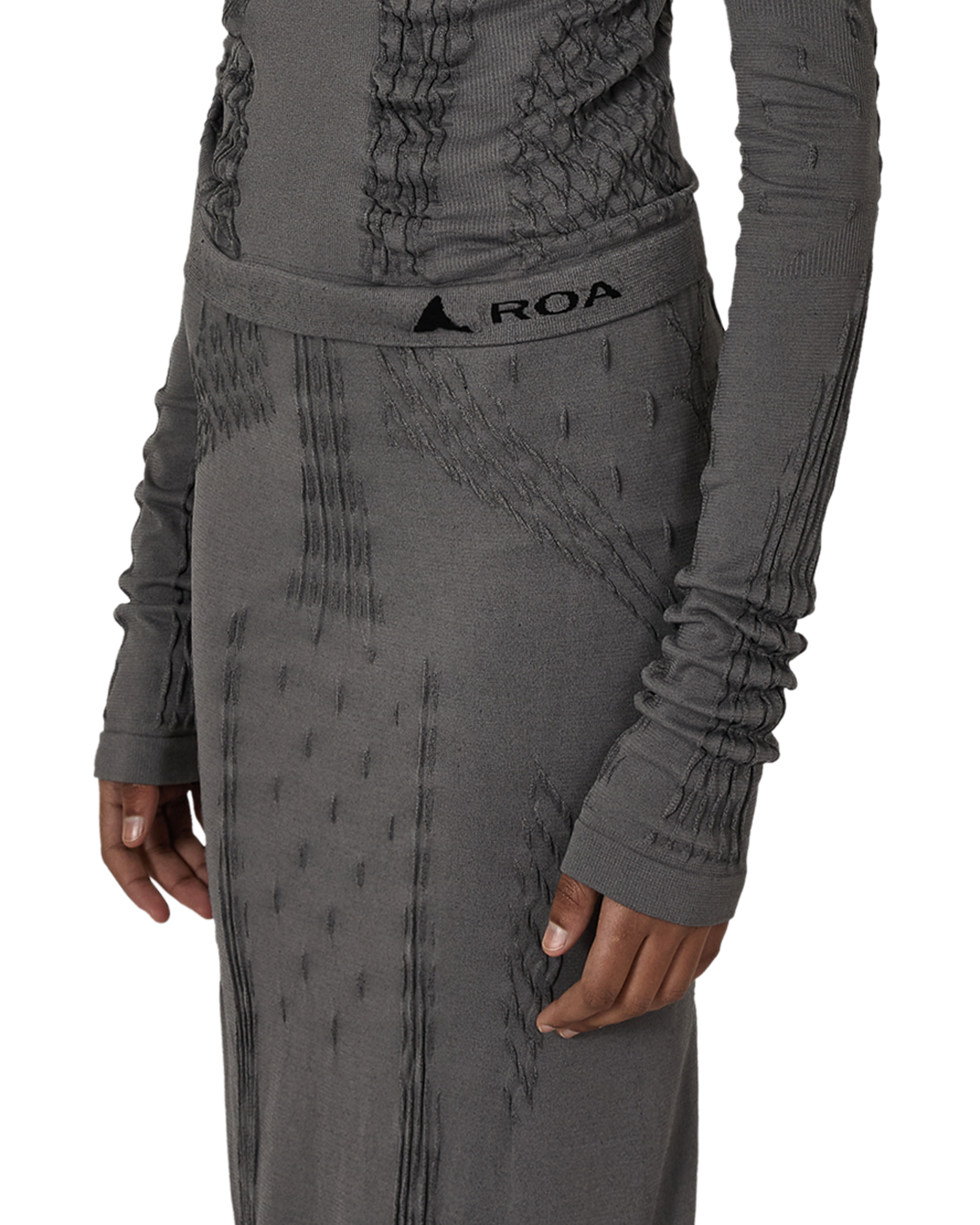ROA Aune Dryarn Seamless Knit Top J316912-XS-Grey 6