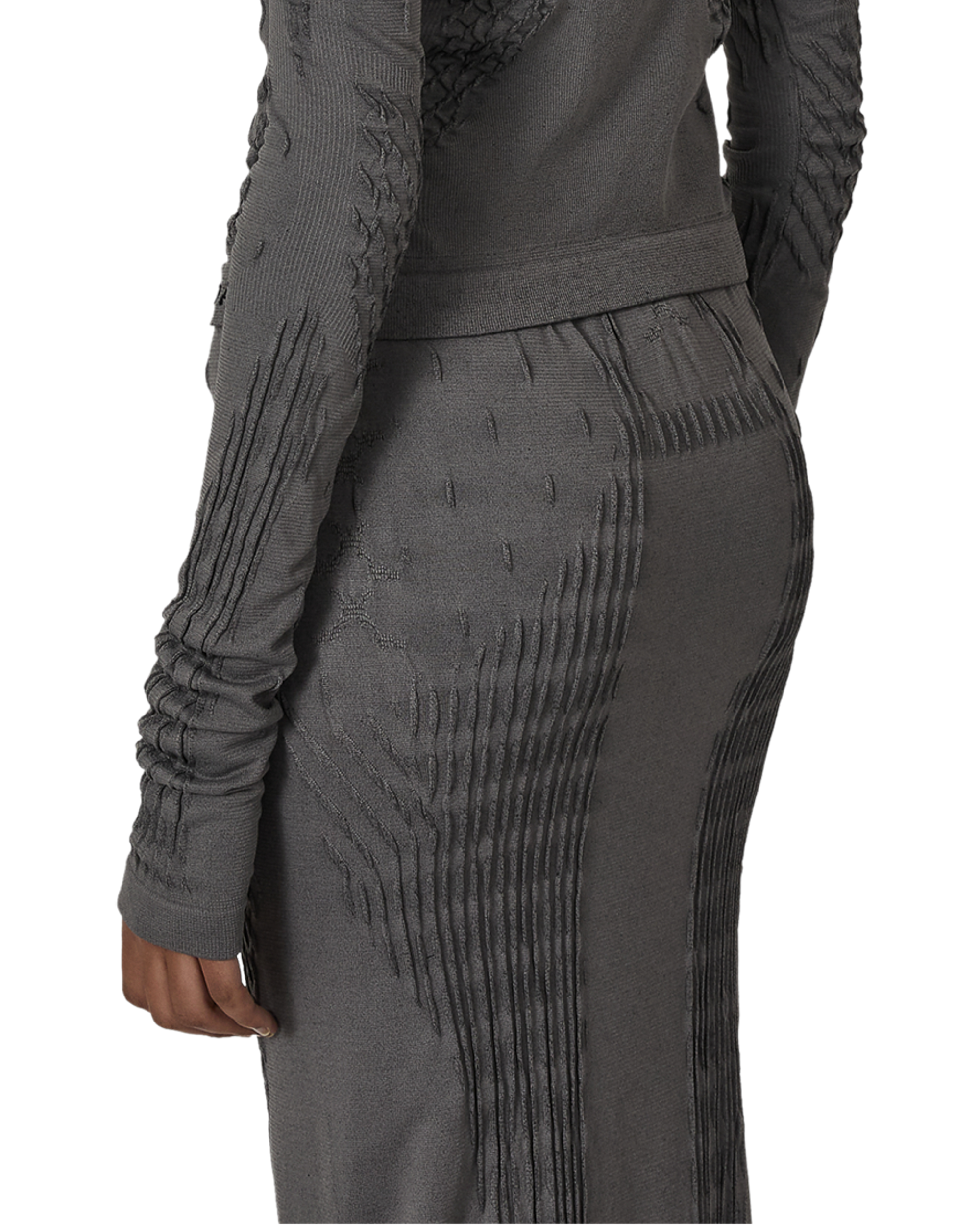 ROA Aune Dryarn Seamless Knit Top J316912-XS-Grey 8