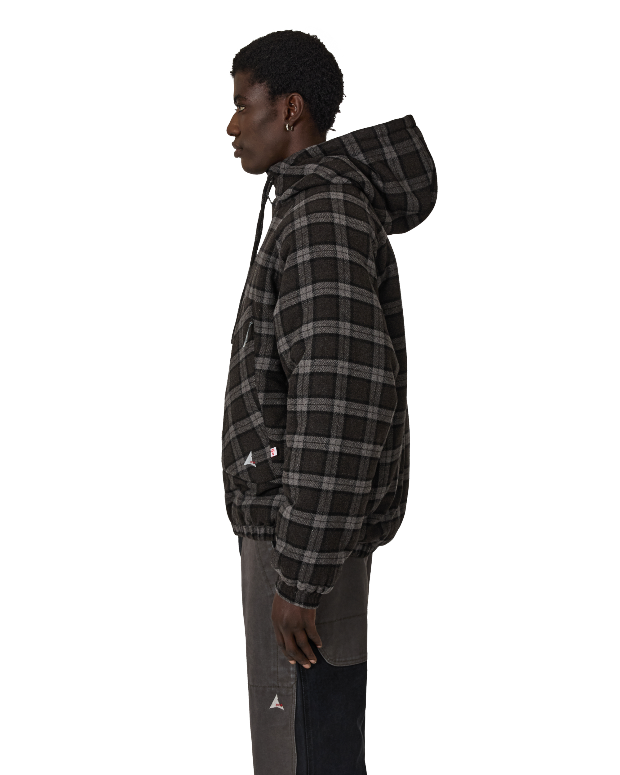 ROA Logger Wool Primaloft Checked Jacket J317060-S-Grey 2