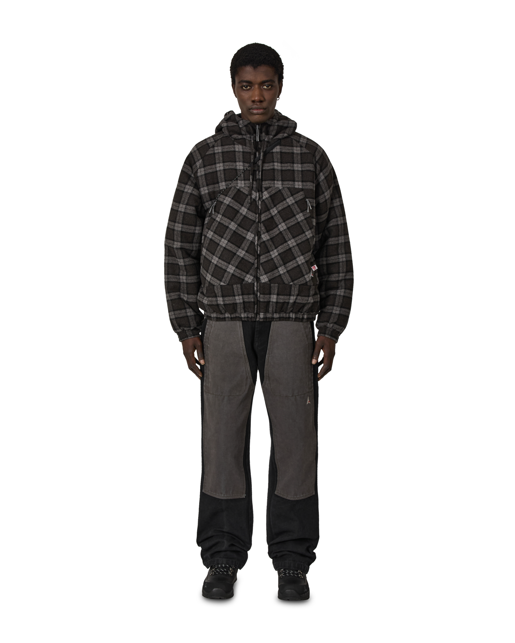 ROA Logger Wool Primaloft Checked Jacket J317060-S-Grey 4