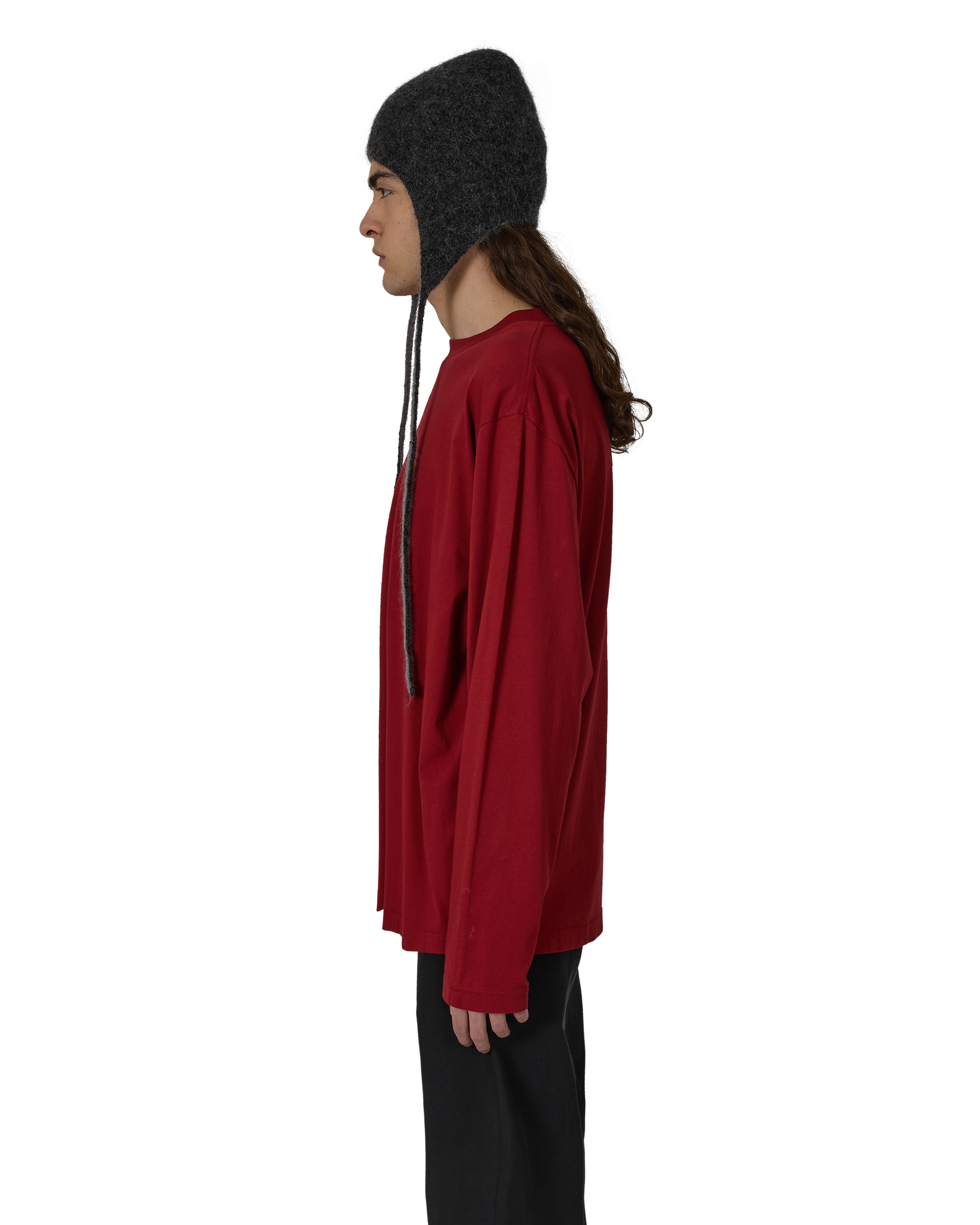 ROA Bonnet Mohair Beanie J318190-ONE SIZE-Black 7