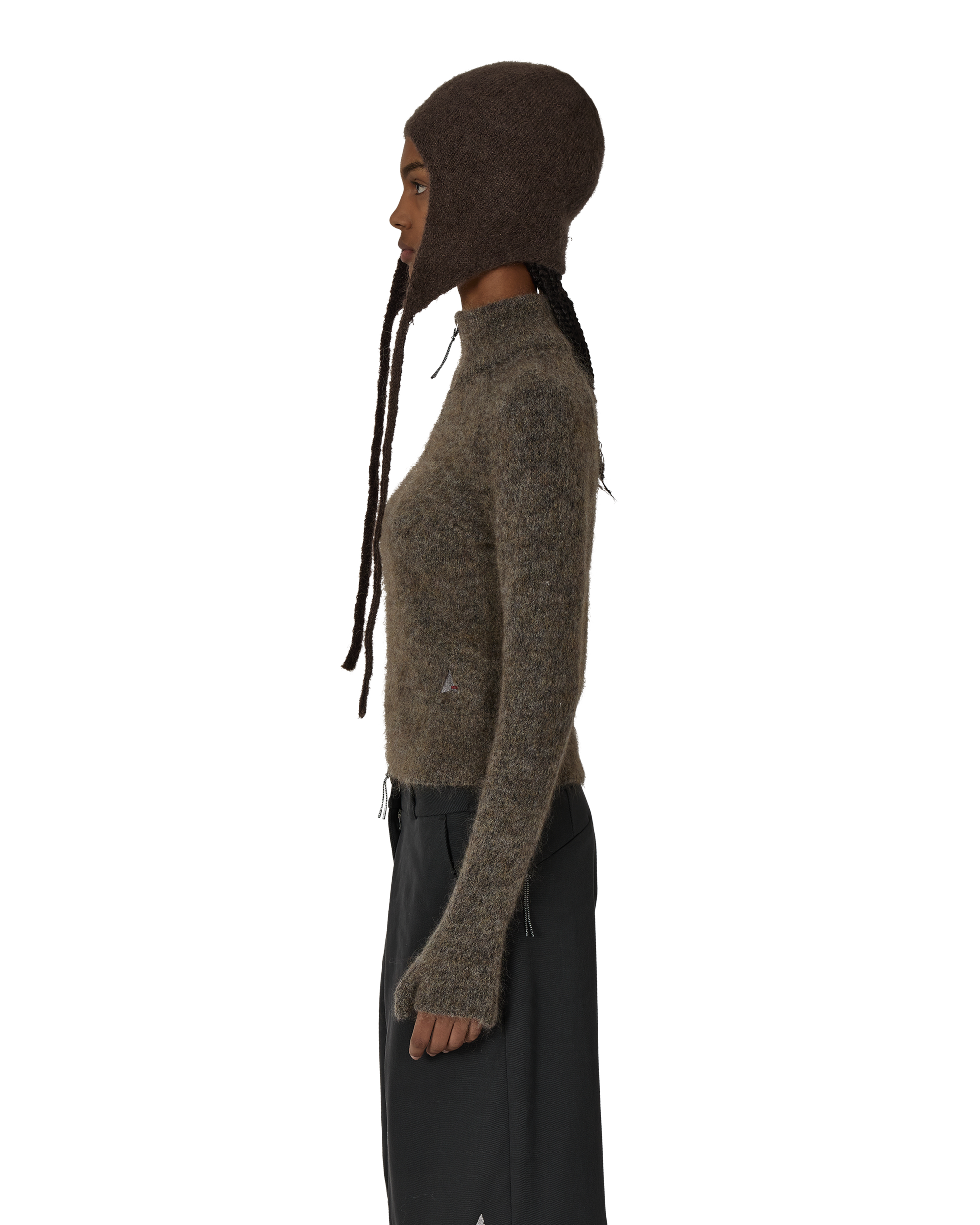 ROA Bonnet Mohair Beanie J318191-ONE SIZE-Brown 12