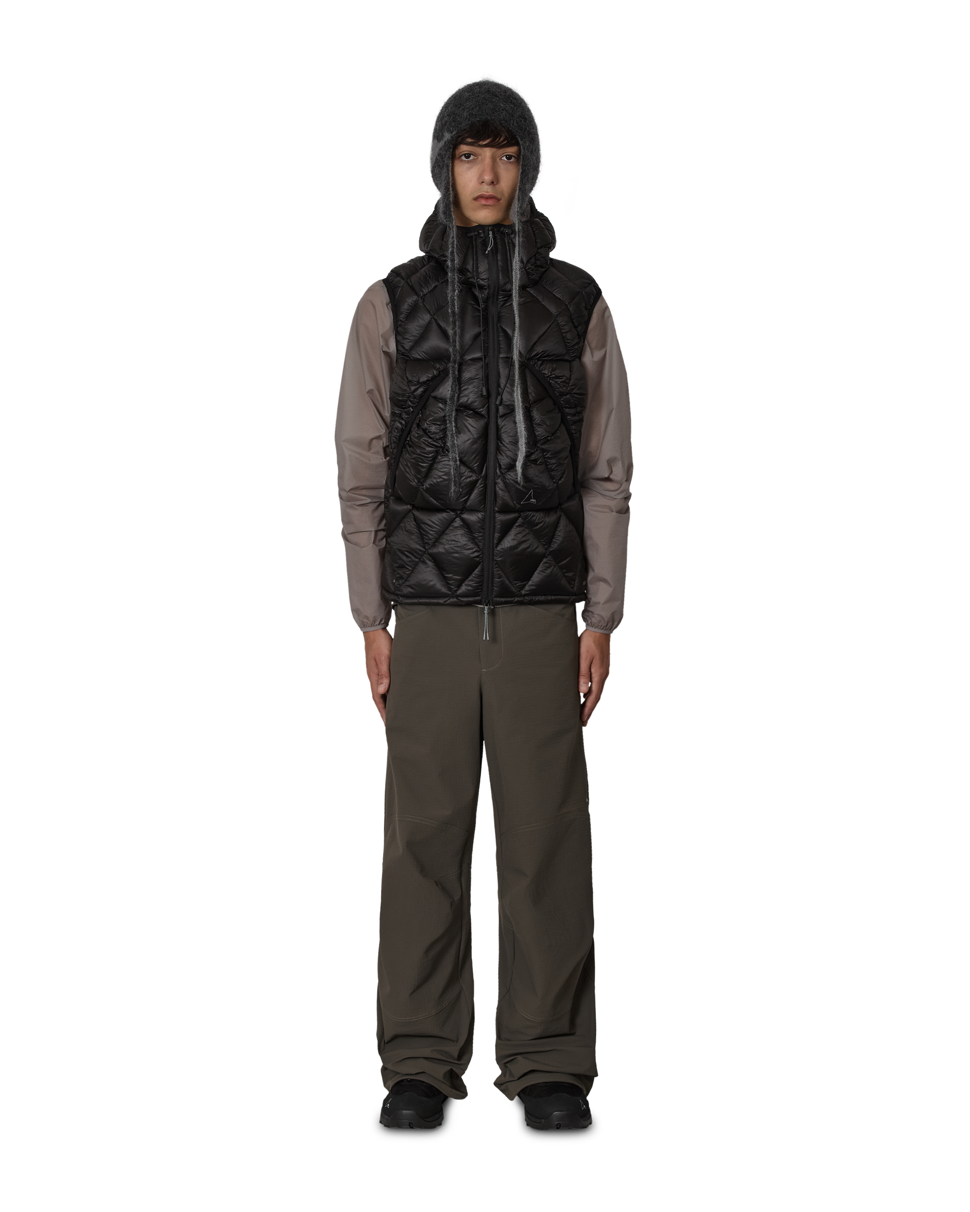 ROA Nuna 800 Fill Power Hooded Down Vest J318317-S-Black 4