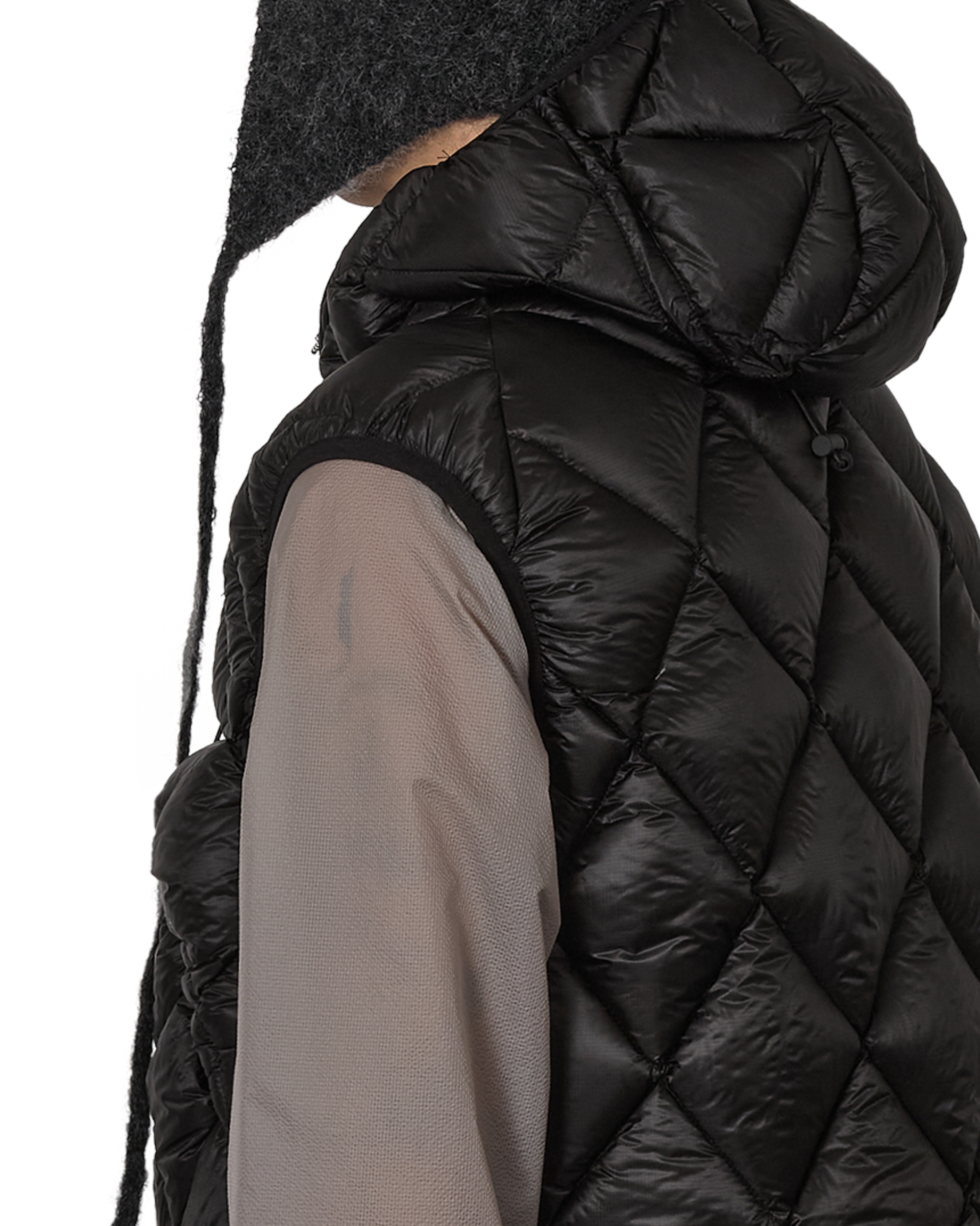 ROA Nuna 800 Fill Power Hooded Down Vest J318317-S-Black 7