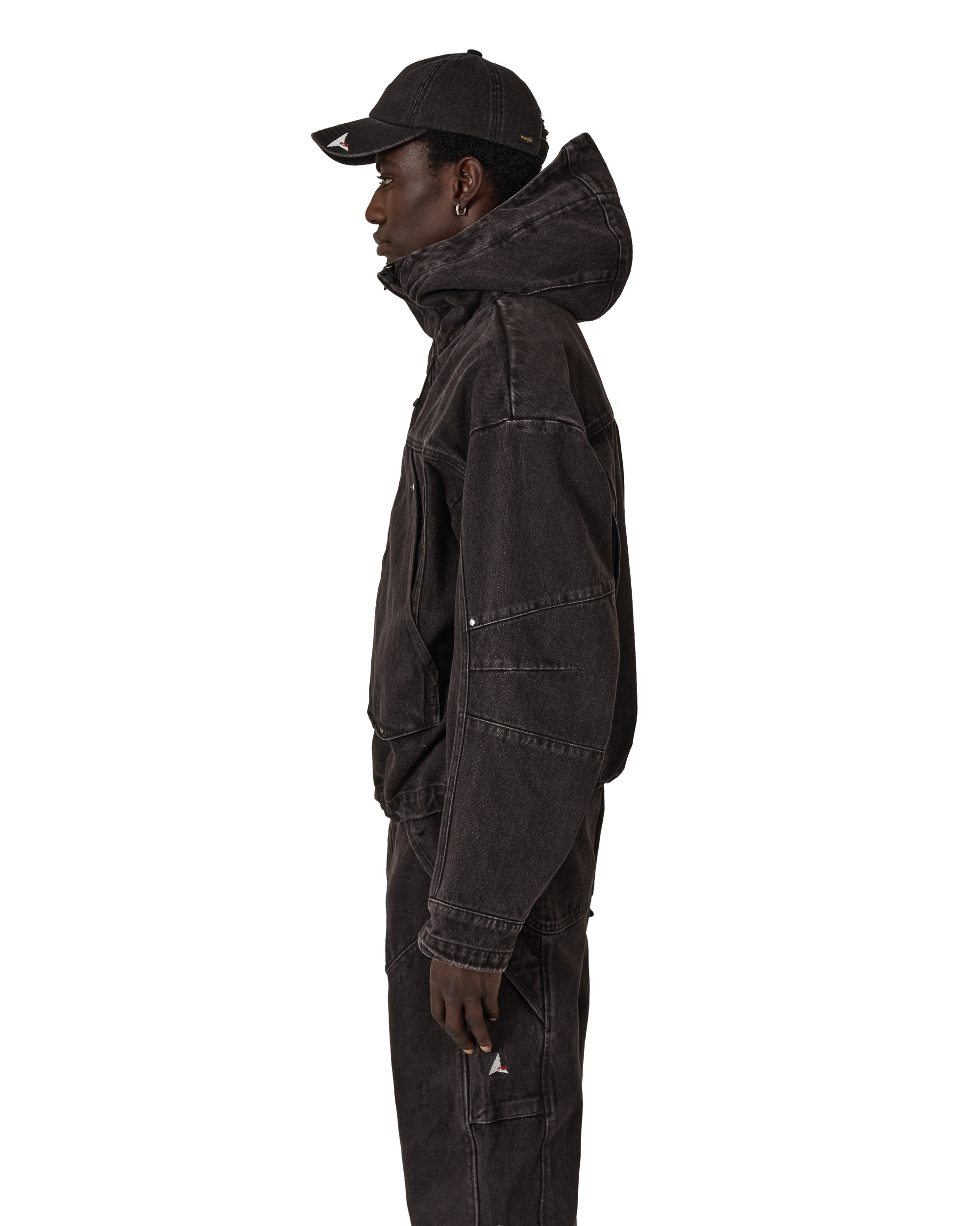 ROA ROA X Wrangler Volano Denim Jacket J319053-S-Brown 2