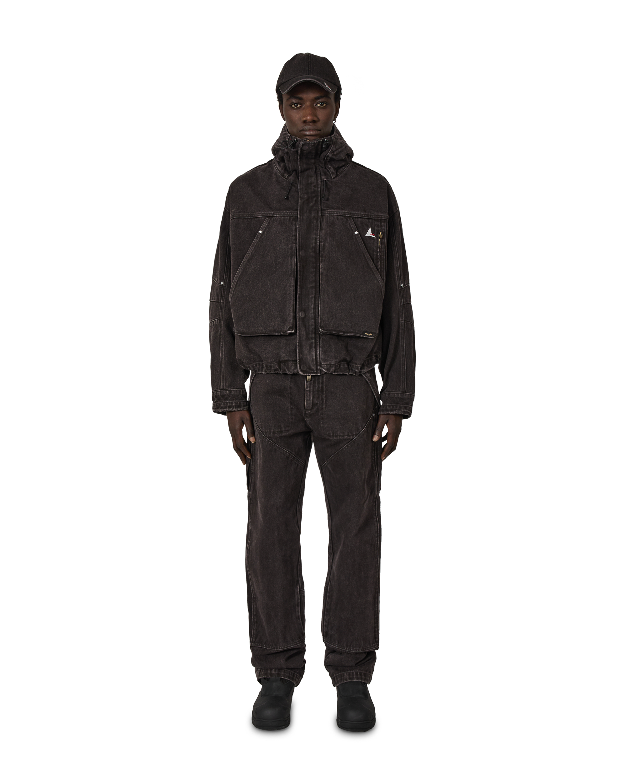ROA ROA X Wrangler Volano Denim Jacket J319053-S-Brown 4