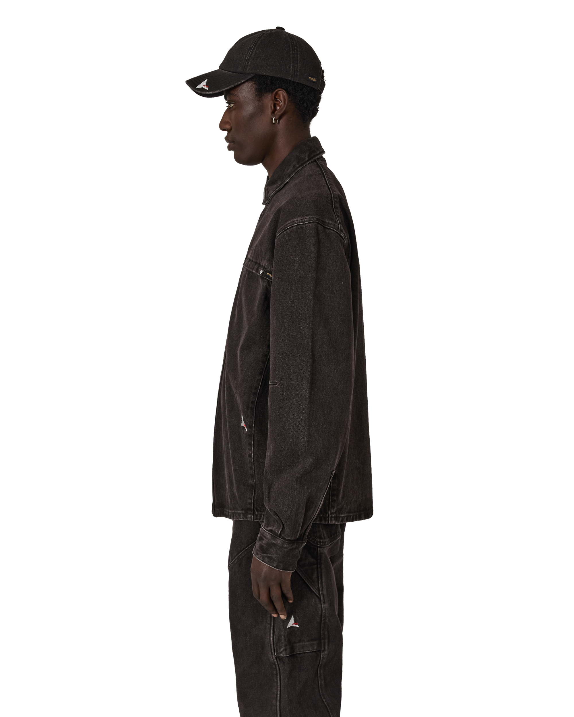 ROA ROA X Wrangler Lona Denim Shirt J319055-S-Brown 2
