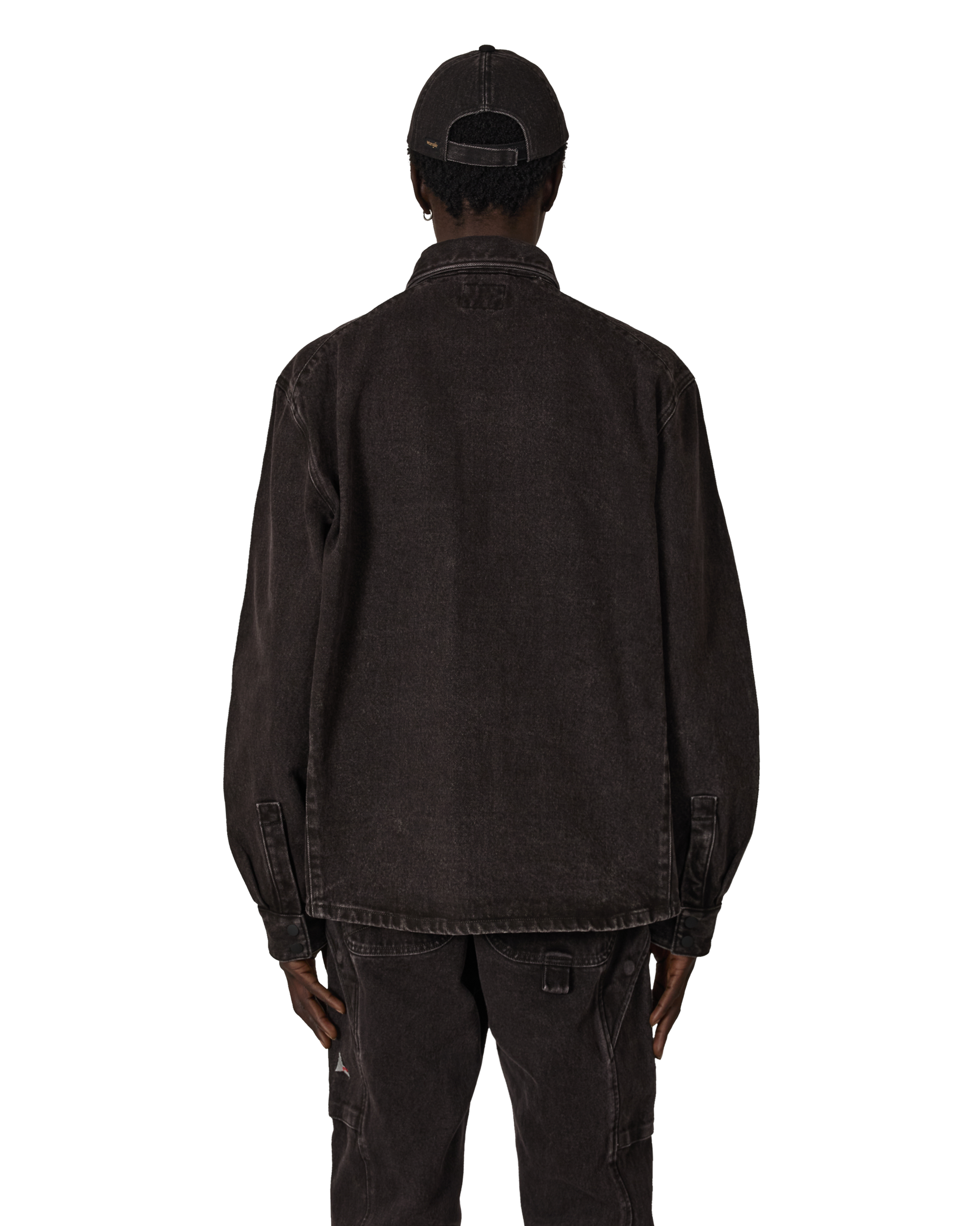 ROA ROA X Wrangler Lona Denim Shirt J319055-S-Brown 3