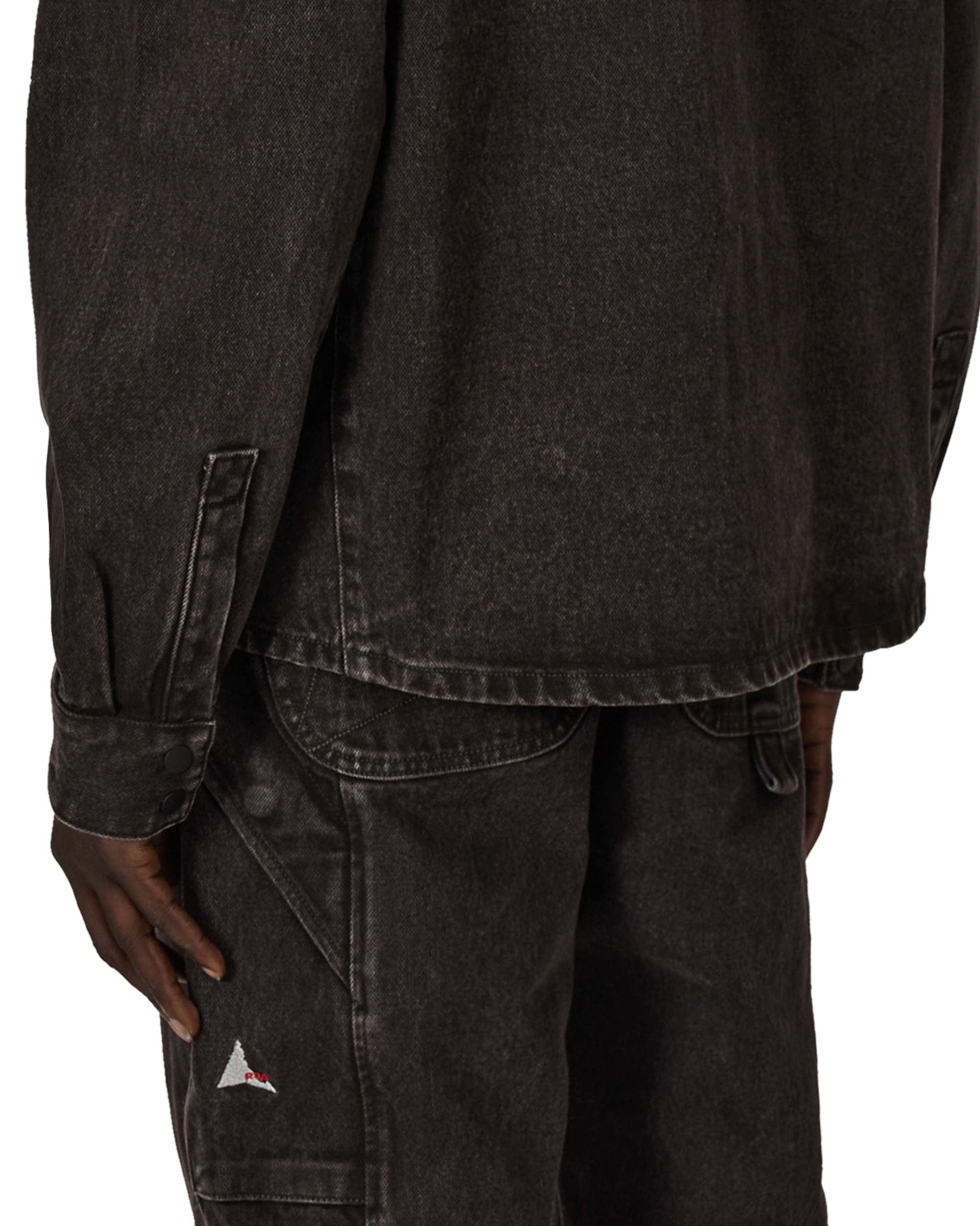 ROA ROA X Wrangler Lona Denim Shirt J319055-S-Brown 8