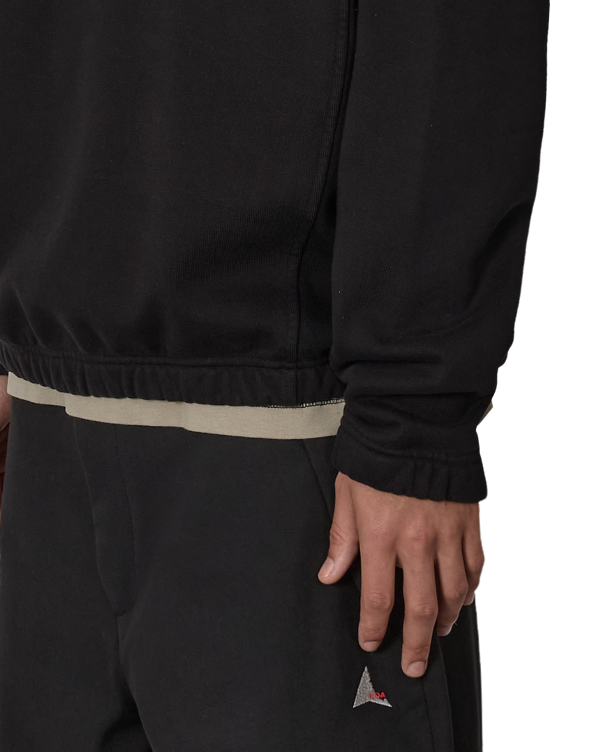 ROA Logo 490gsm Heavy Half Zip J318539-S-Black 6