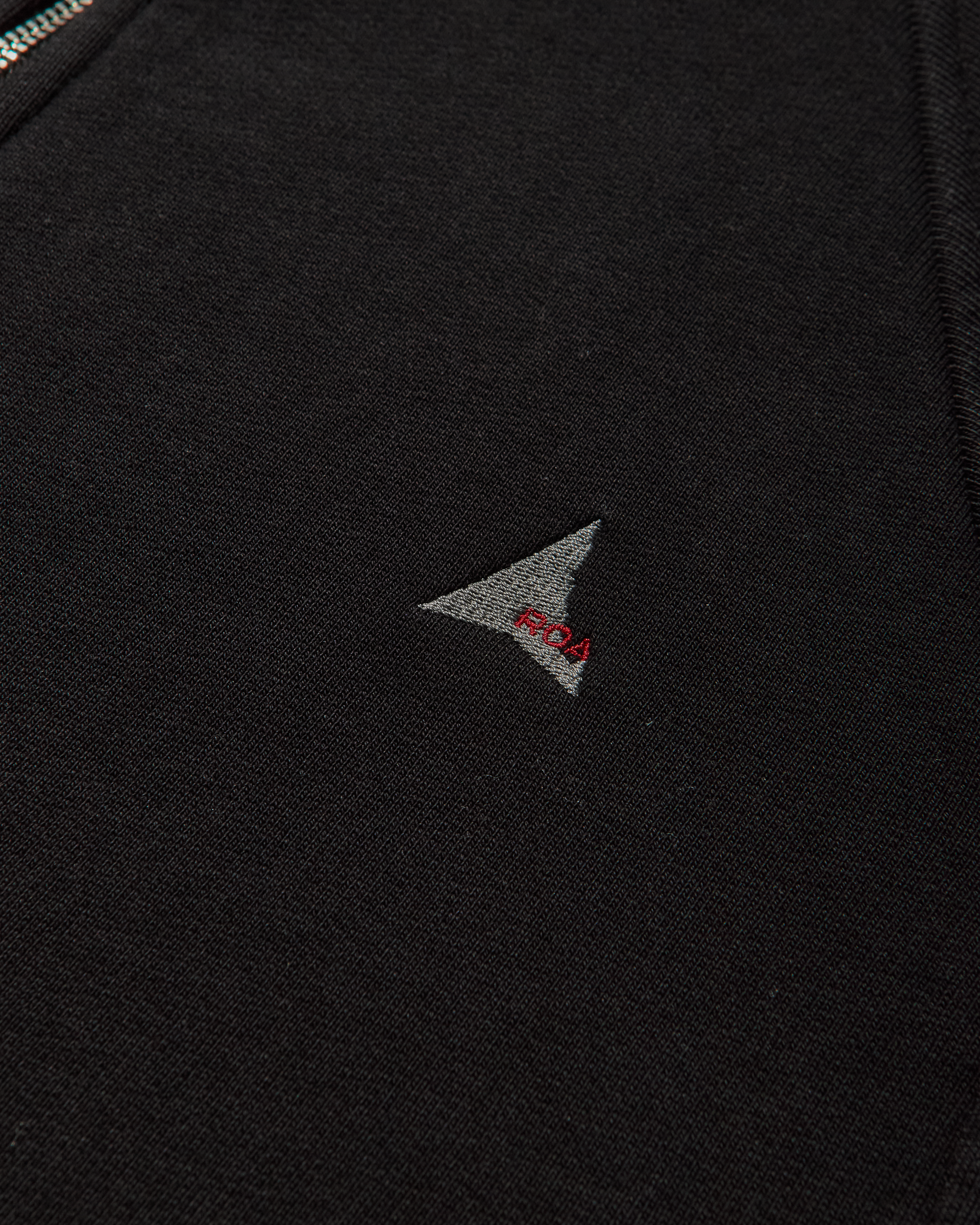 ROA Logo 490gsm Heavy Half Zip J318539-S-Black 11