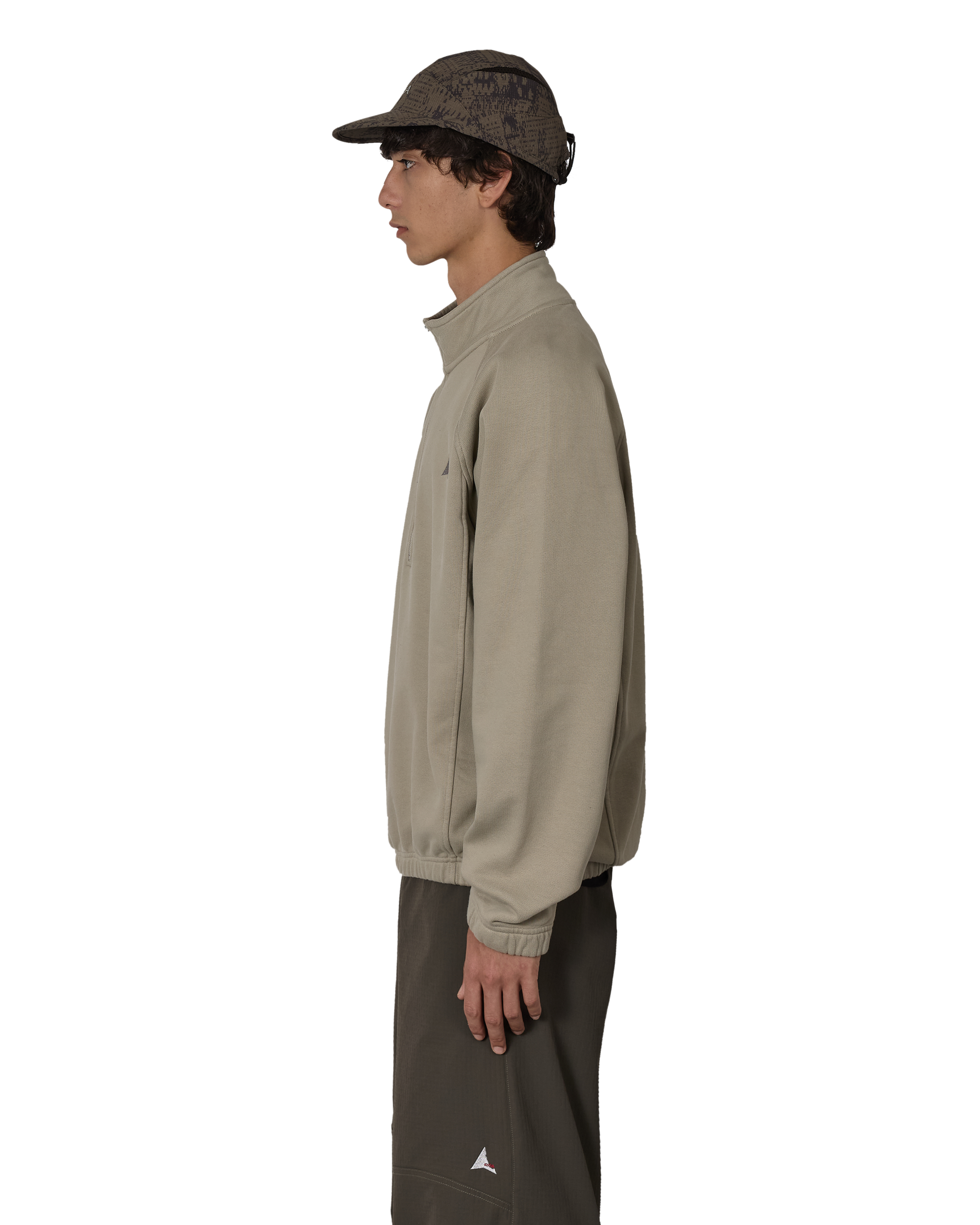 ROA Logo 490gsm Heavy Half Zip J318540-S-Grey 2