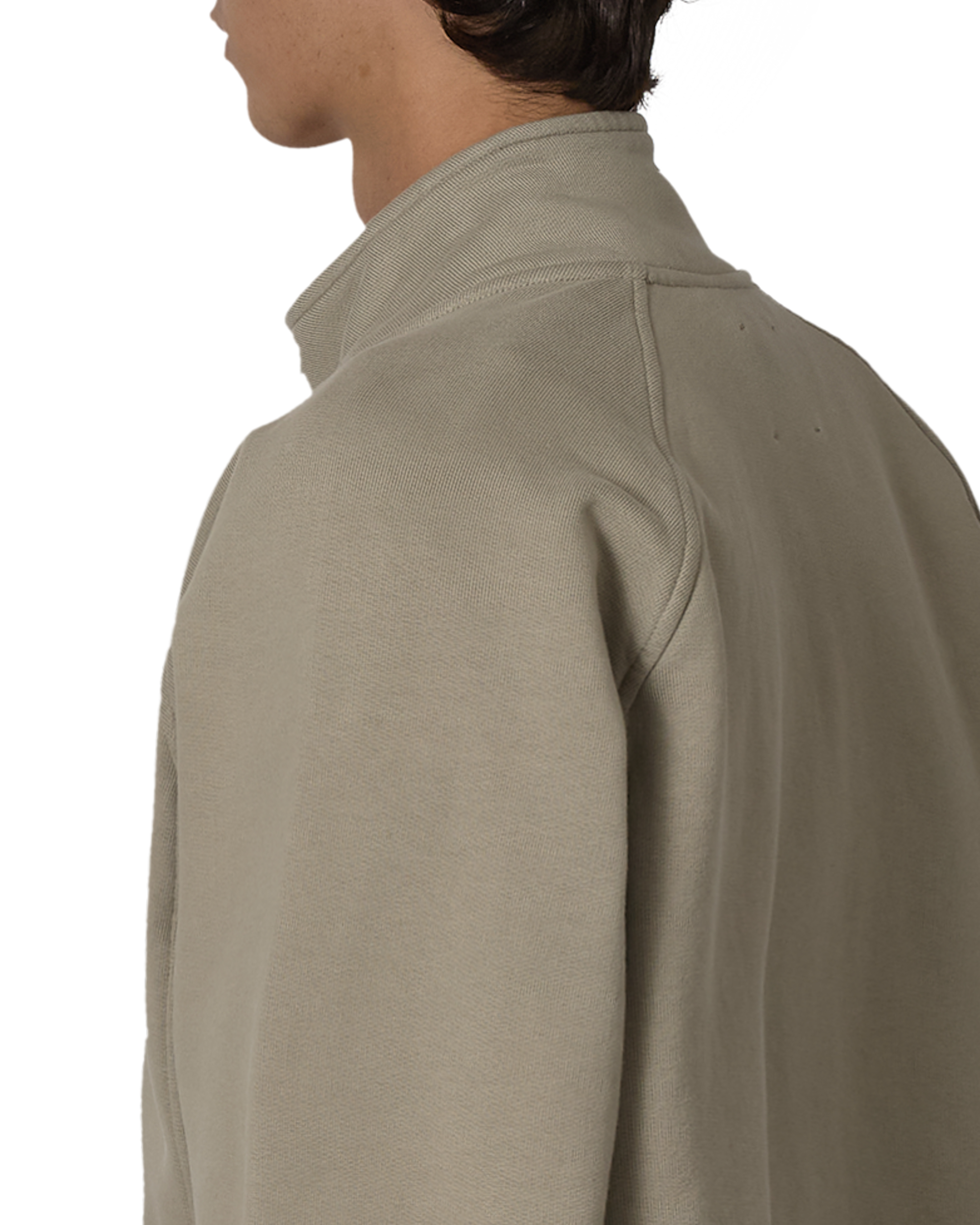 ROA Logo 490gsm Heavy Half Zip J318540-S-Grey 7