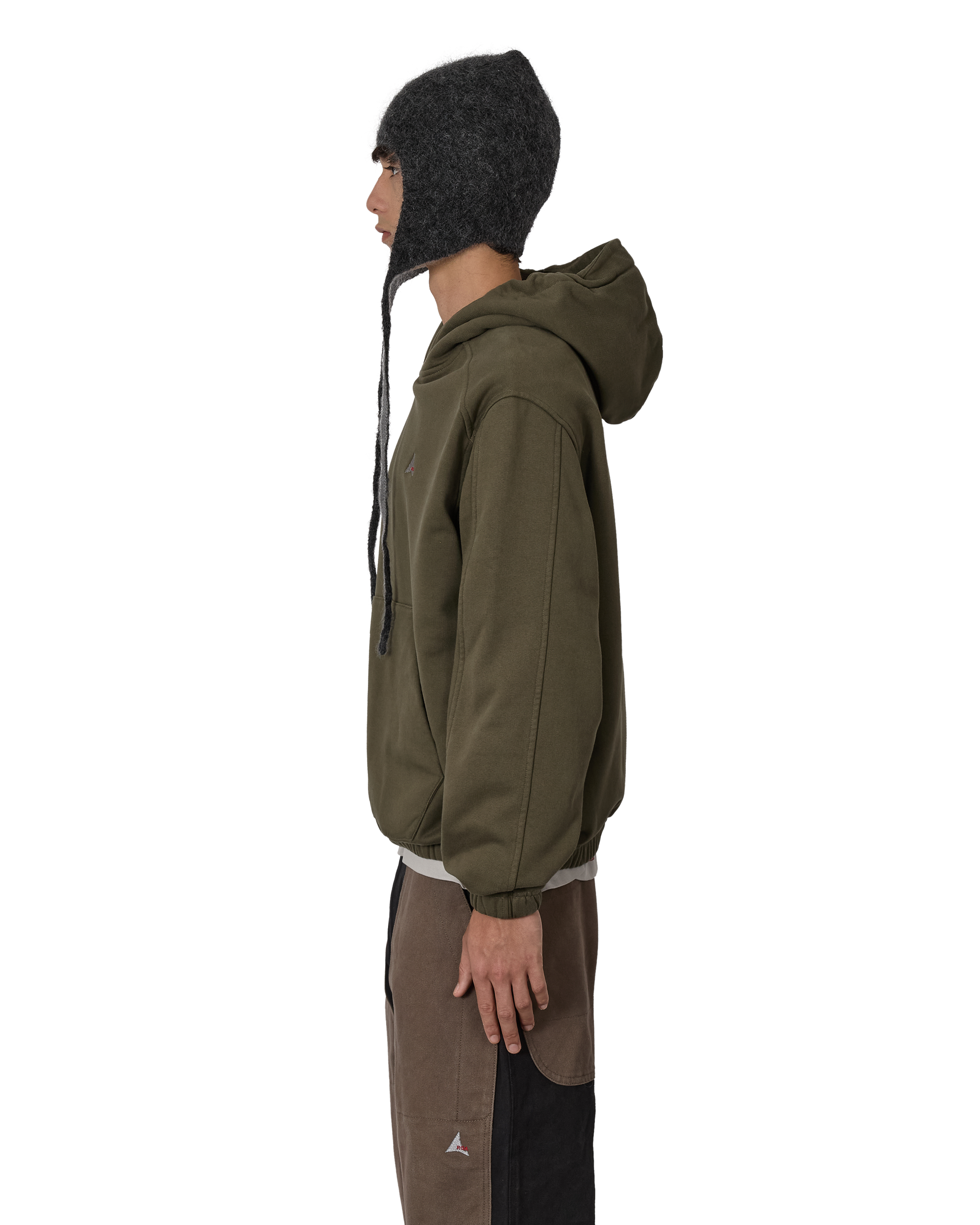 ROA Logo 490gsm Hoodie J318542-S-Green 2