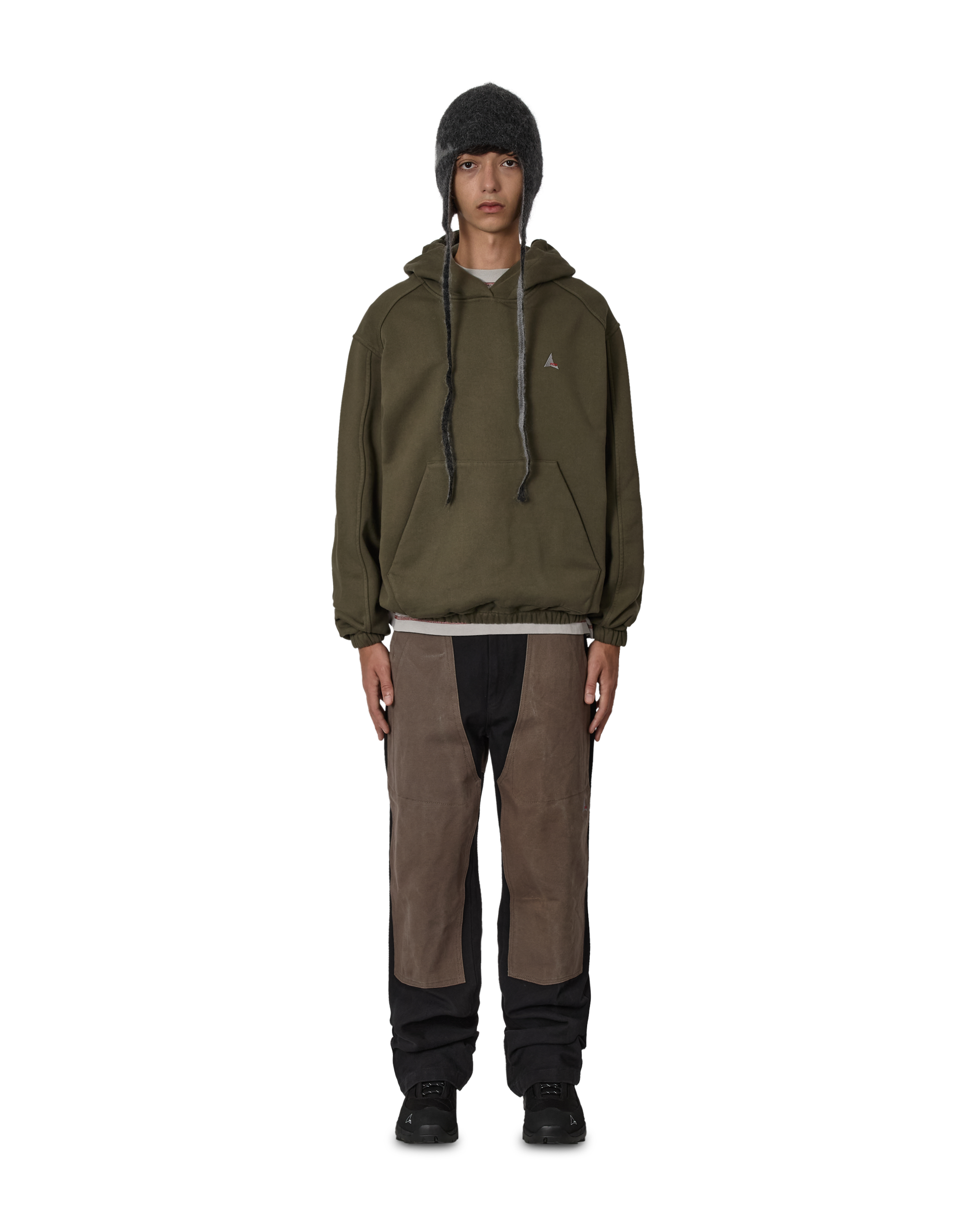 ROA Logo 490gsm Hoodie J318542-S-Green 4