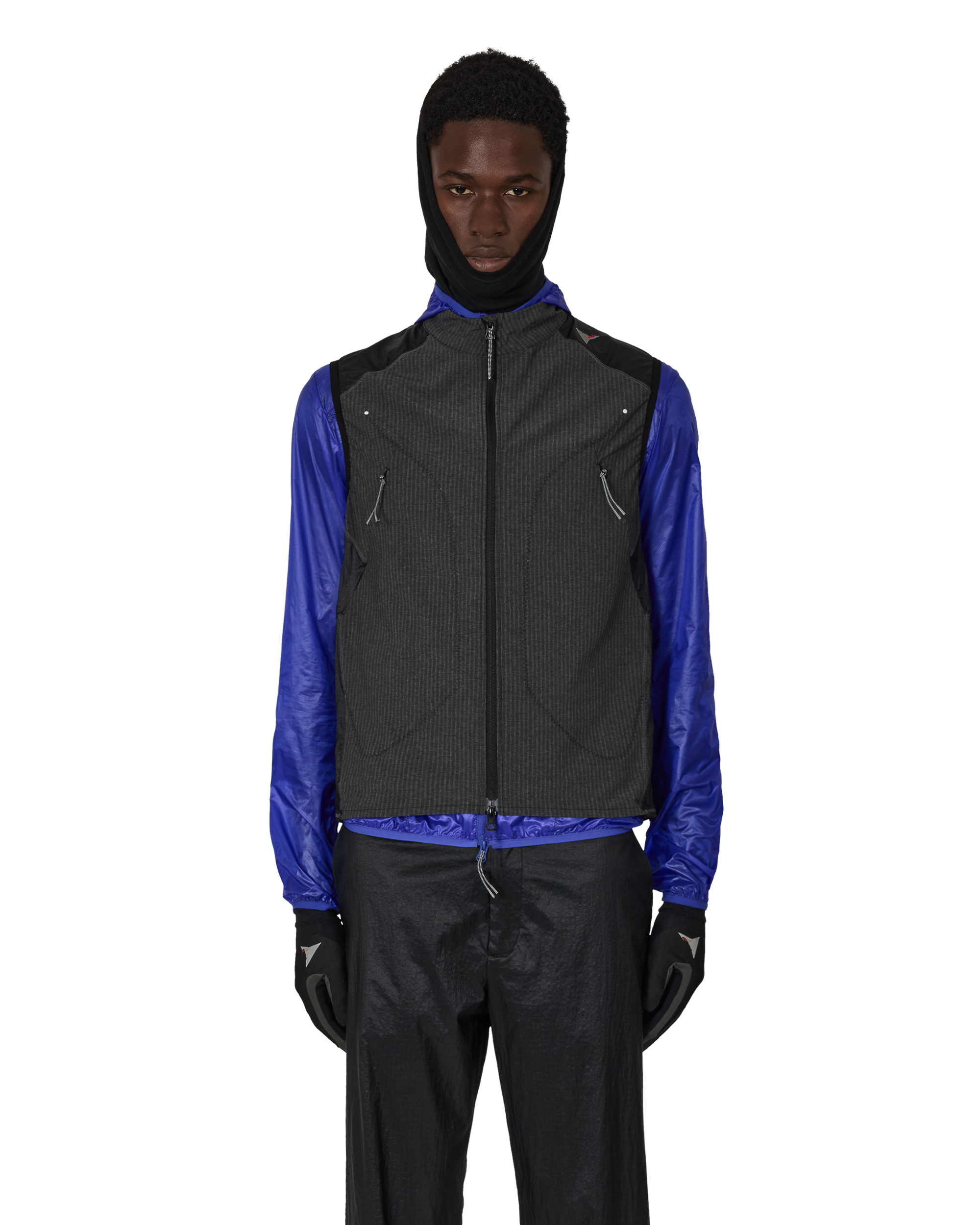 Numb Pinstriped Commuting Vest – ROA Numb Pinstriped Commuting Vest – ROA