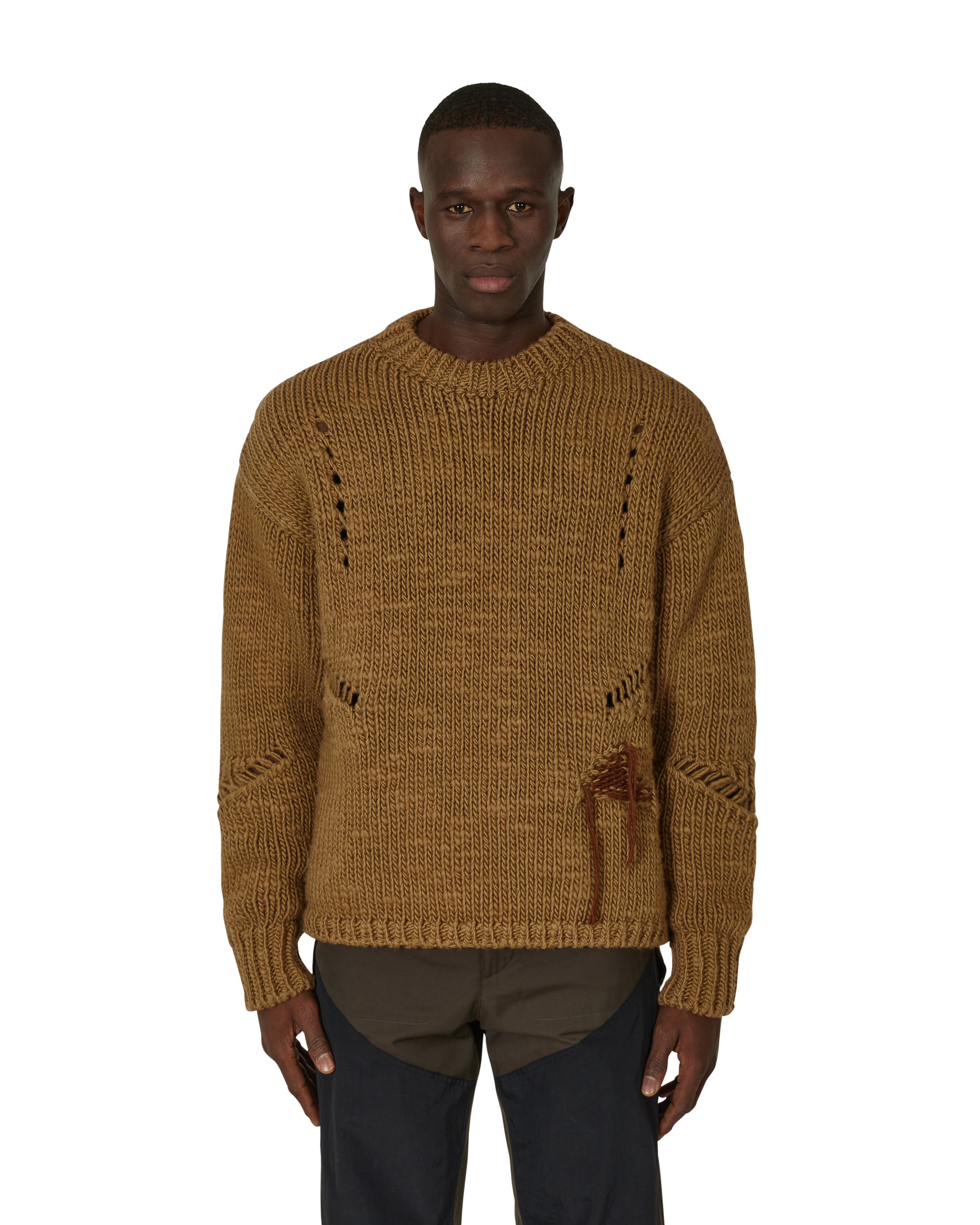 ROA Winter Hand Made Polo J266662-L-Brown front