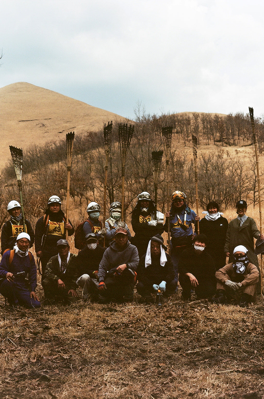  Noyaki Seasonal burning  on the Mt. Aso