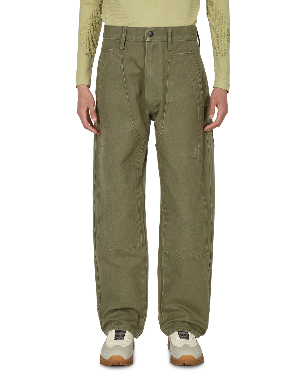 ROA Canvas Trouser J277275-S-Green front