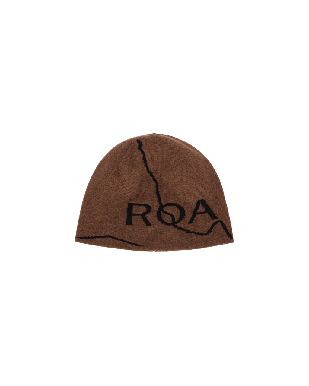 ROA Logo Beanie J277340-ONE SIZE-Brown 1