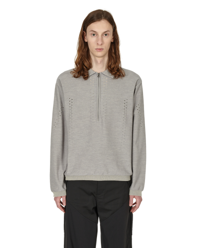 ROA Merino Polo J277289-M-Grey front
