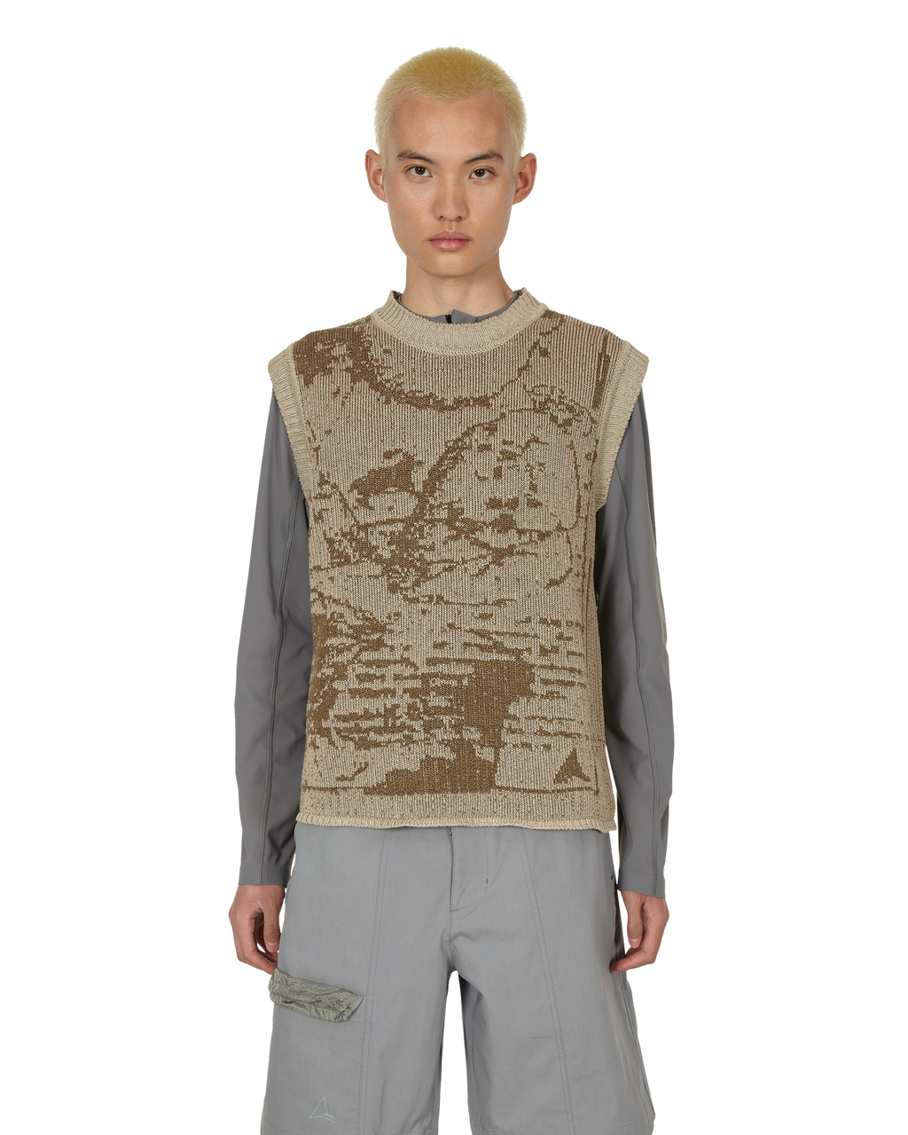 ROA Elk Vest J277287-S-Brown front