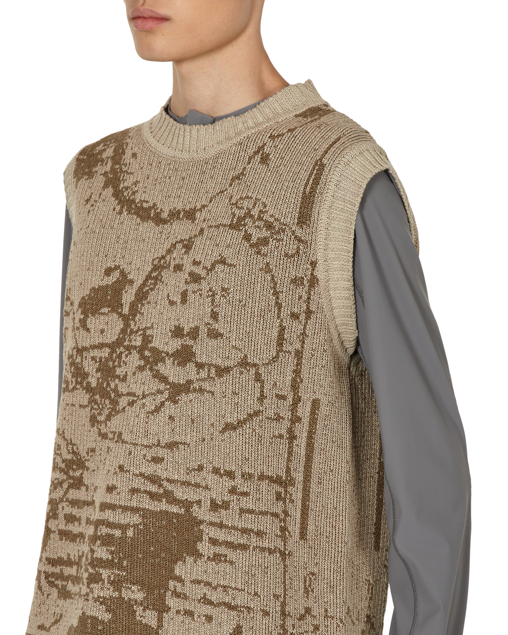 ROA Elk Vest J277287-S-Brown front