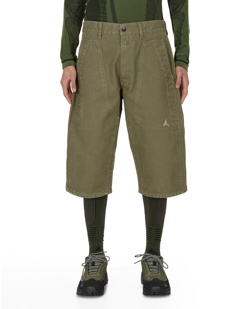ROA Canvas Shorts J277277-S-Green front