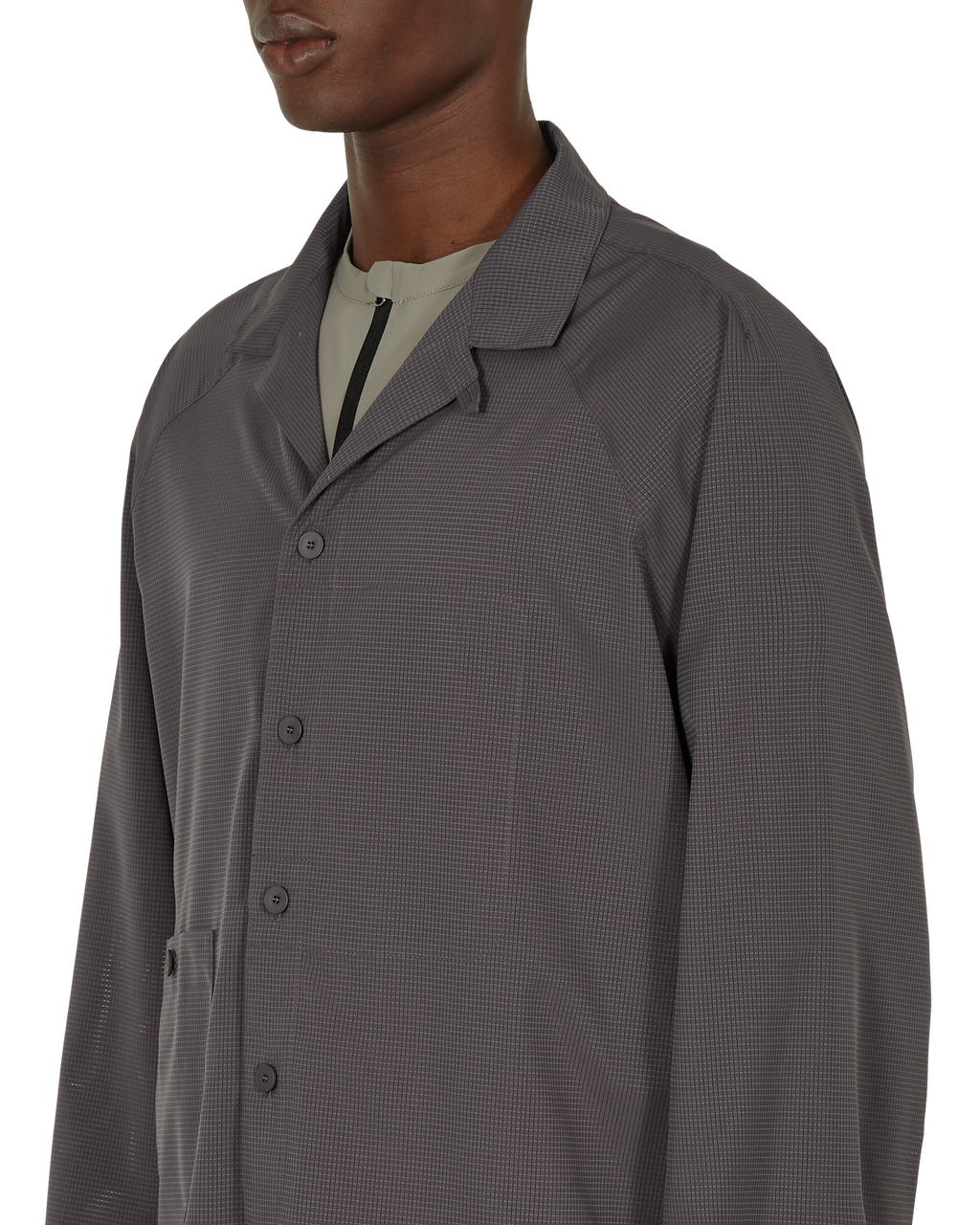 ROA Perforated Shirt J277268-S-Black 5