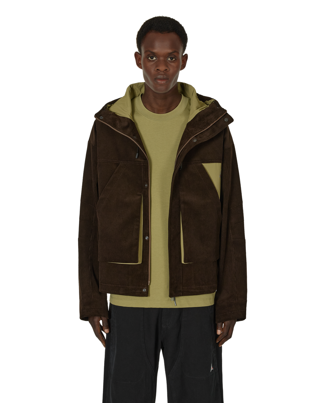 ROA Corduroy Jacket J277257-S-Green front
