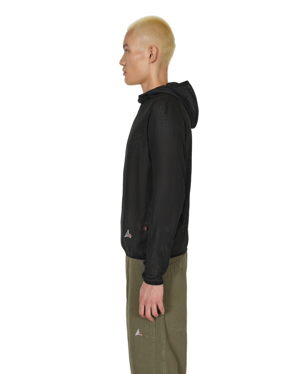 ROA Mesh Hoodie J277313-S-Black front