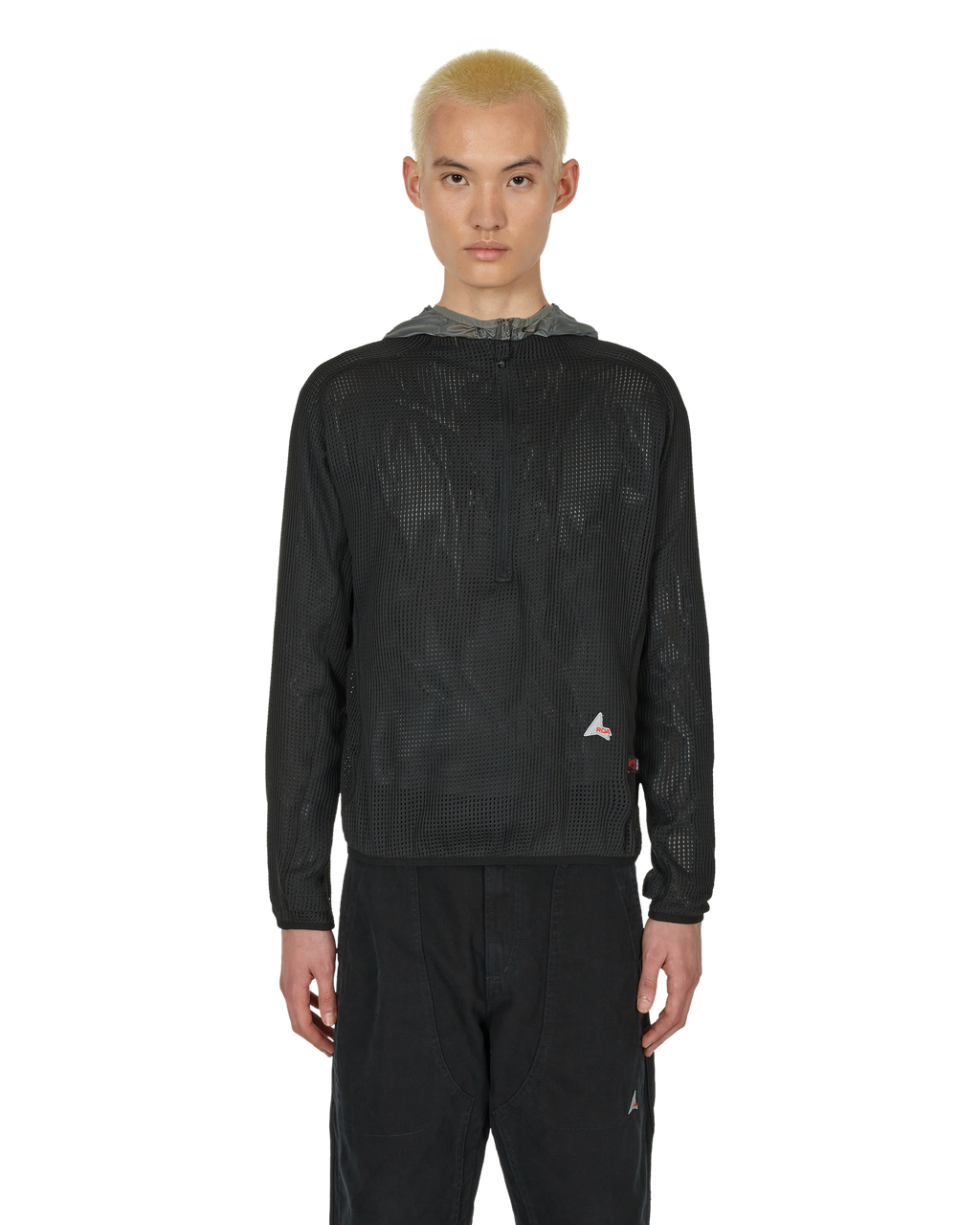 ROA Mesh Zip Up J277322-L-Black front