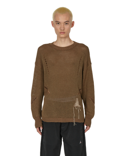 ROA Hemp Crewneck J279964-L-Brown front