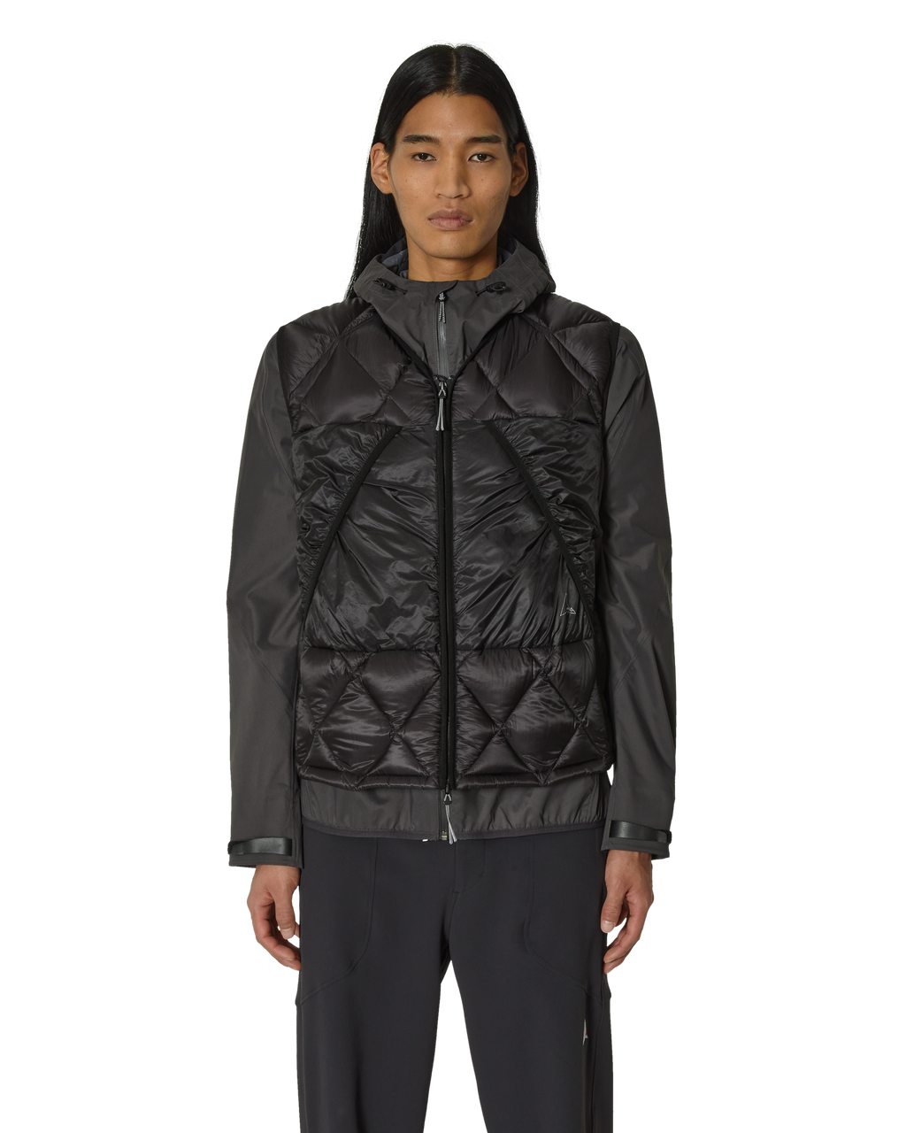 ROA Light Down Vest J294376-S-Black front