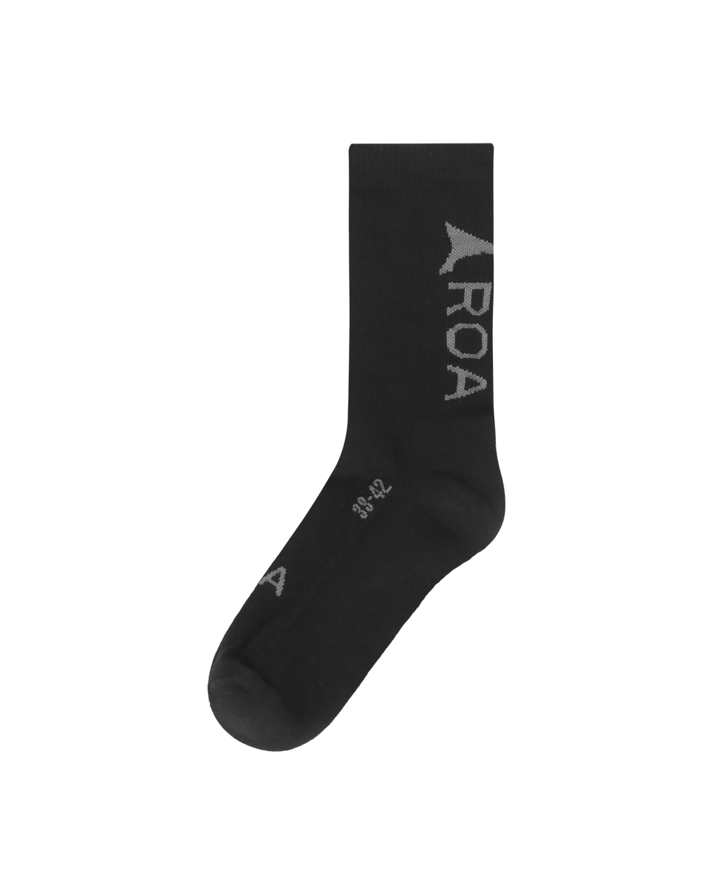 ROA Logo Socks J294384-43-46-Black front